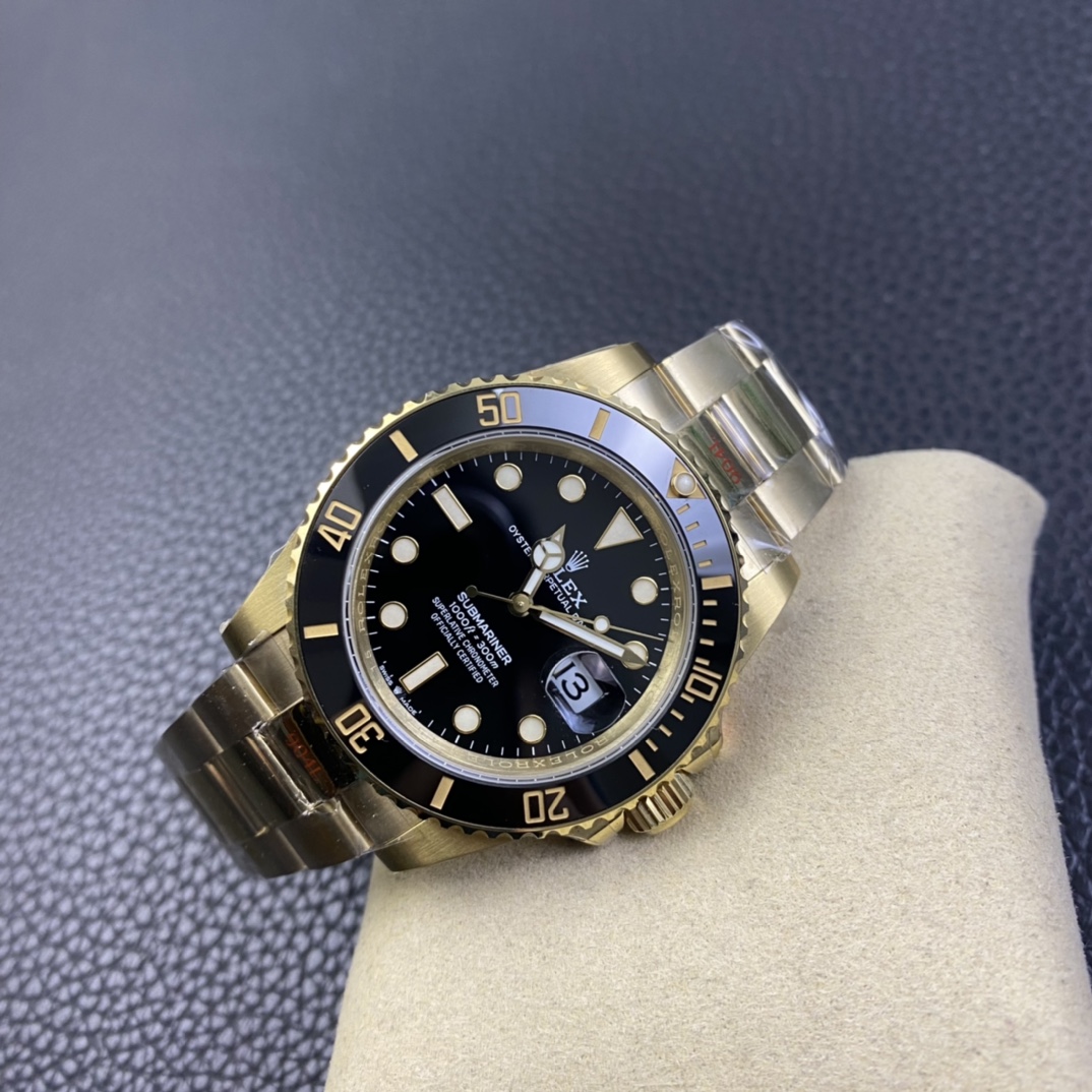 Noob Watch Time GMF Submariner 126618LN 41mm Full Yellow Gold Wrapped on 904L Steel 3235 Movement 06