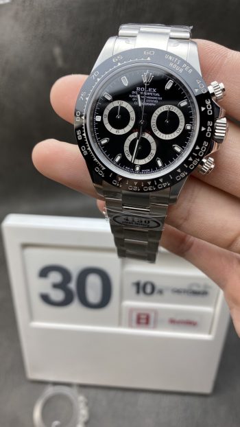 Daytona 116500 Clean 11 Best Edition 904L SS Case and Bracelet Black Dial SA4130 V2