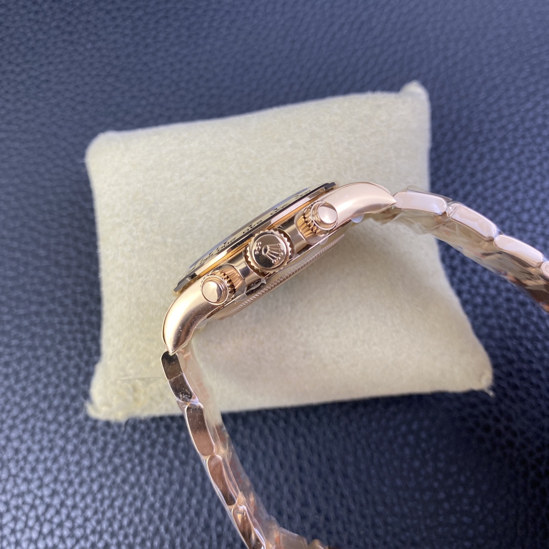 Clean Factory Daytona 116505 Best Edition Black Dial Rose Gold Sub Dial on Rose Gold Case Bracelet SA4130 05