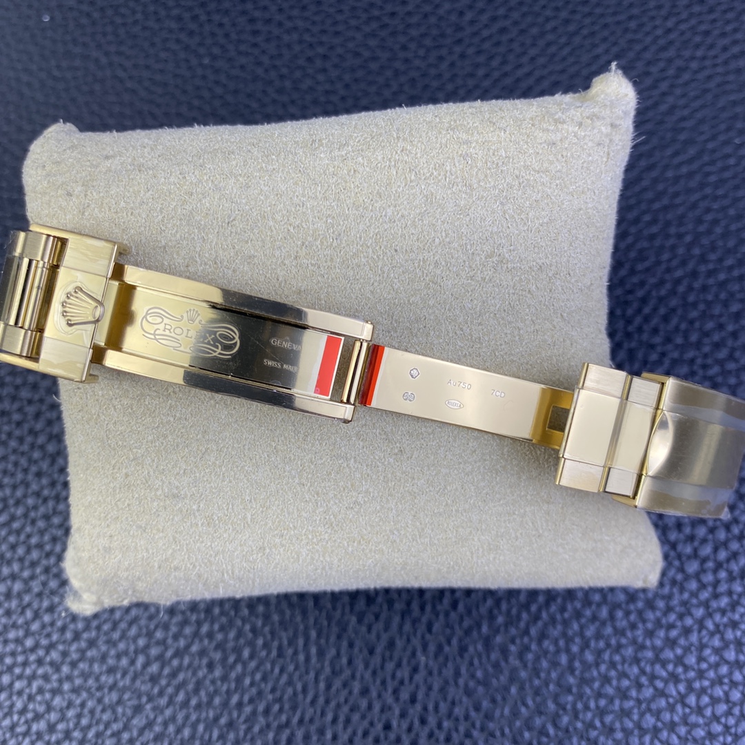 Clean Factory Daytona 116508 Yellow Gold Case Bracelet White Dial Super Clone 4130 Movement 07