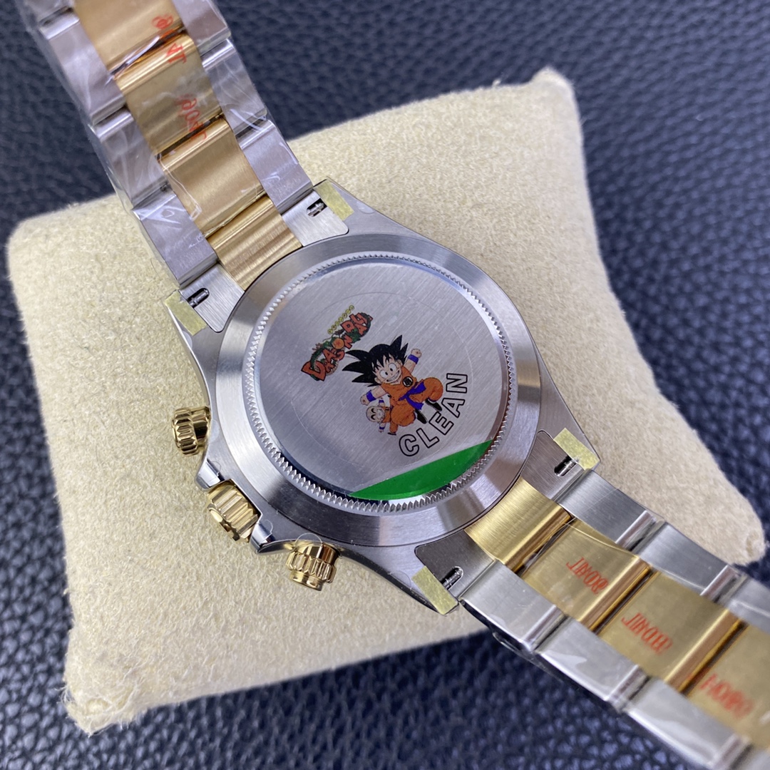 Clean Factory Watch Daytona 116508 Two Tone Yellow Gold and Steel Case Bracelet White Dial Super Clone 4130 Movement 06