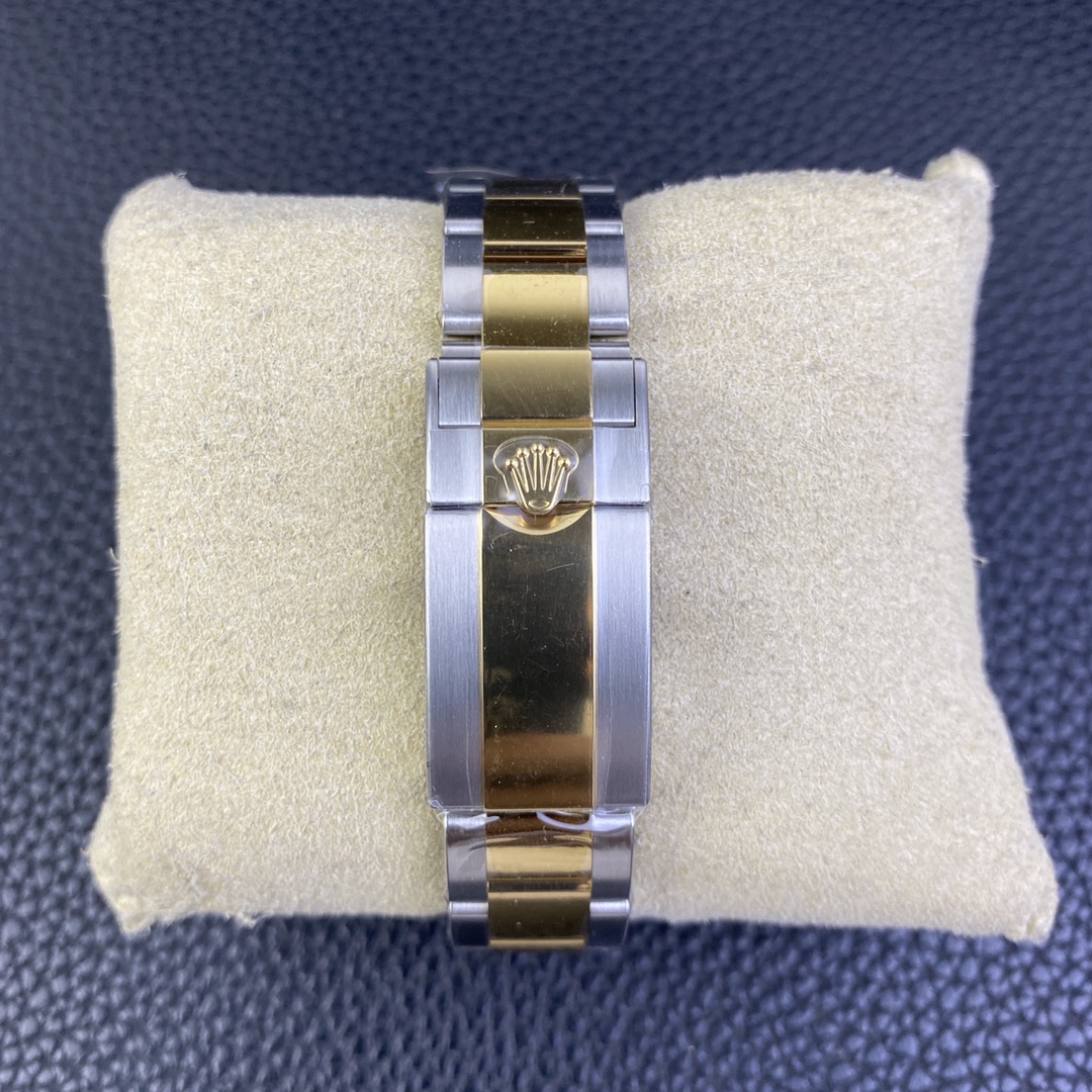 Clean Factory Watch Daytona 116508 Two Tone Yellow Gold and Steel Case Bracelet White Dial Super Clone 4130 Movement 07