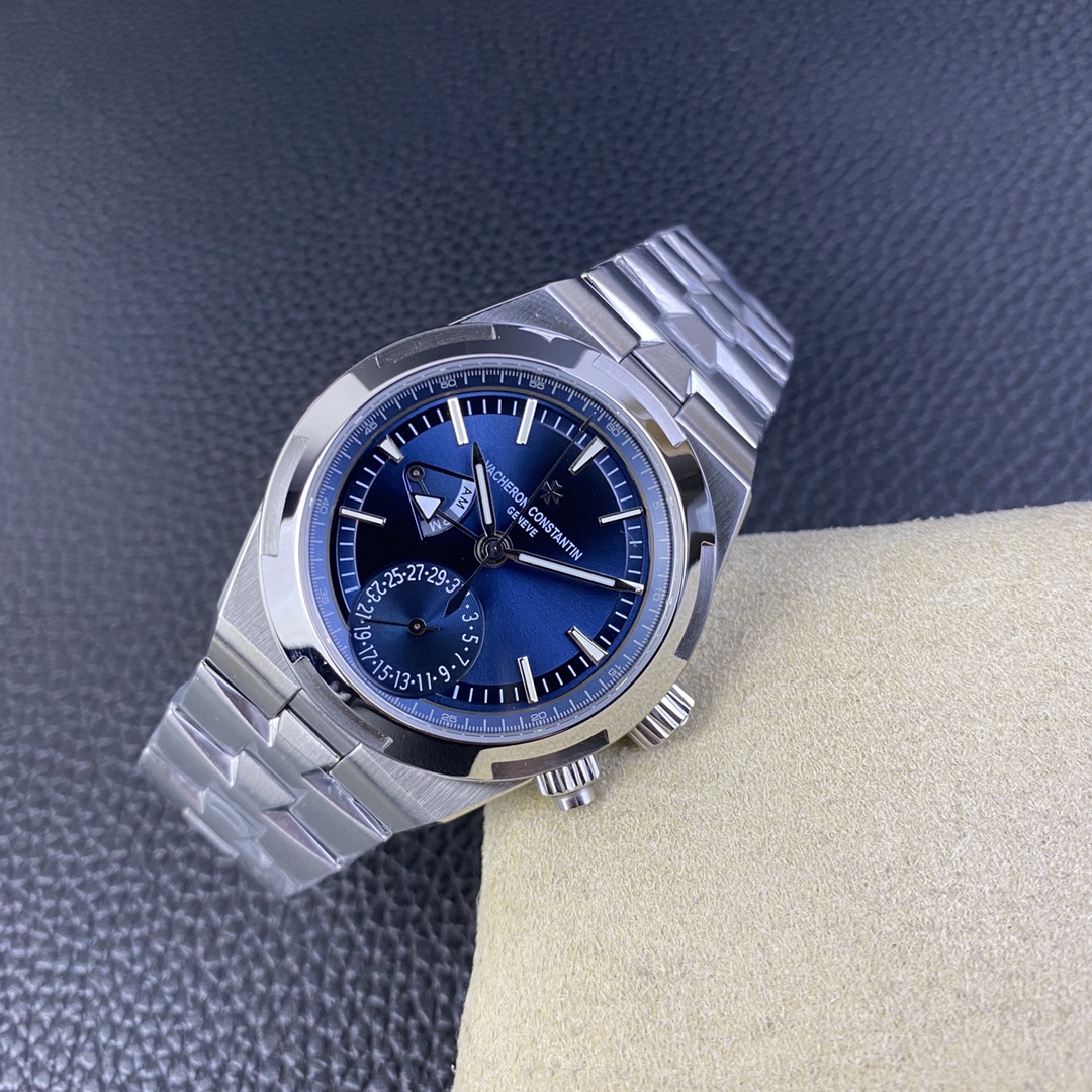 PZF Vacheron Constantin Overseas 7900V GMT Dual Time Zone 41mm SA5110DT Blue Dial Full Function Real Working 04