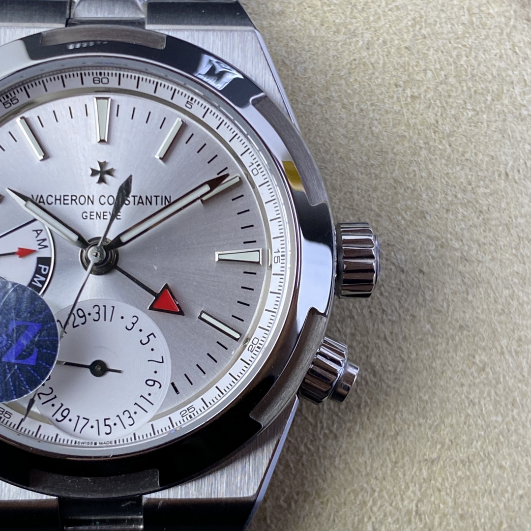 PZF Vacheron Constantin Overseas 7900V GMT Dual Time Zone 41mm SA5110DT White Dial Full Function Real Working 05
