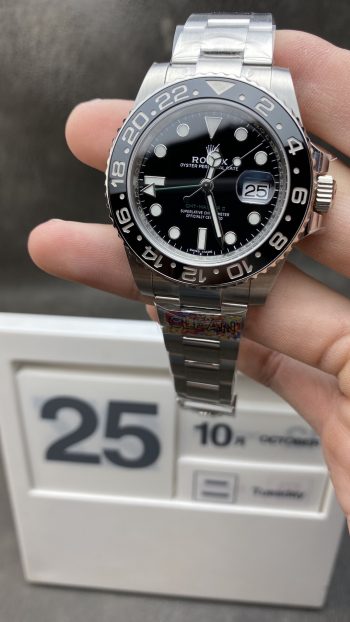 Clean Factory Watch Rolex GMT Master II 116710LN Black Dial