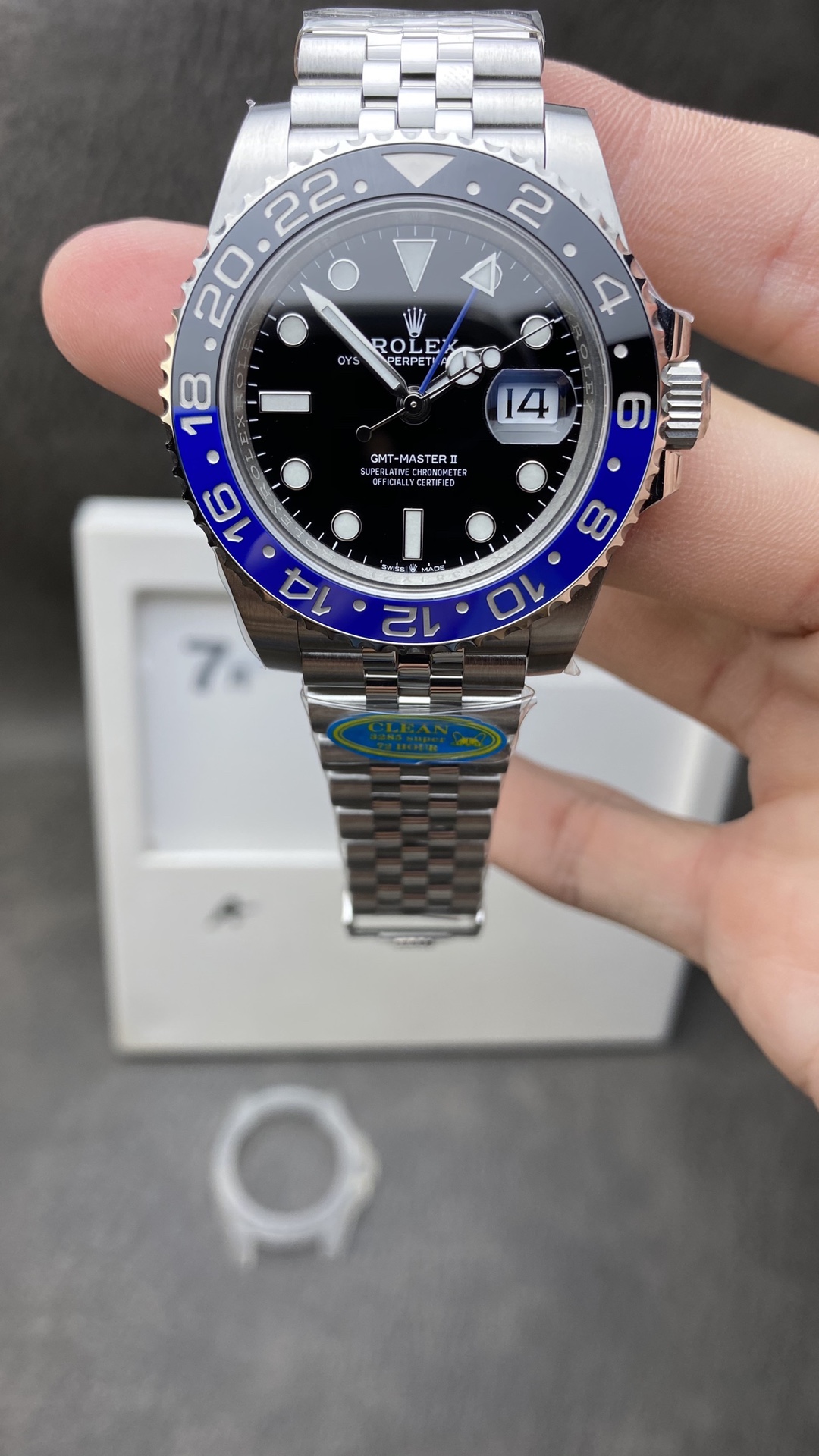 Clean Factory GMT Master II 126710BLNR Batgirl Blue Black Ceramic Bezel Black Dial DD3285 72 Hours Power Reserve CHS Jubilee Bracelet Clean Factory GMT Master II 126710BLNR Batgirl Blue Black Ceramic Bezel Black Dial DD3285 72 Hours Power Reserve CHS Jubilee Bracelet