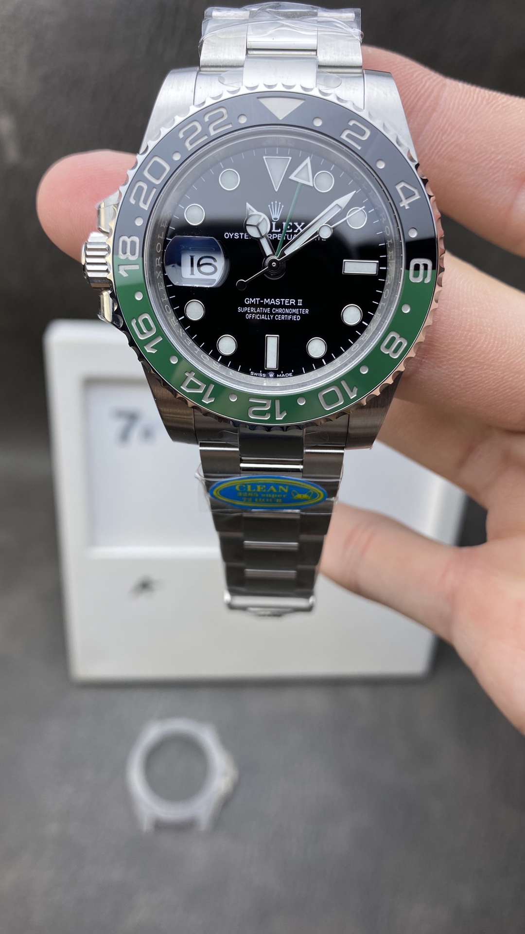 Clean Factory Rolex GMT Master II 126720VTNR Sprite Black Green Ceramic Beze Black Dial DD3285 Movement 904L Case Oyster Bracelet CHS Clean Factory Rolex GMT Master II 126720VTNR Sprite Black Green Ceramic Beze Black Dial DD3285 Movement 904L Case Oyster Bracelet CHS