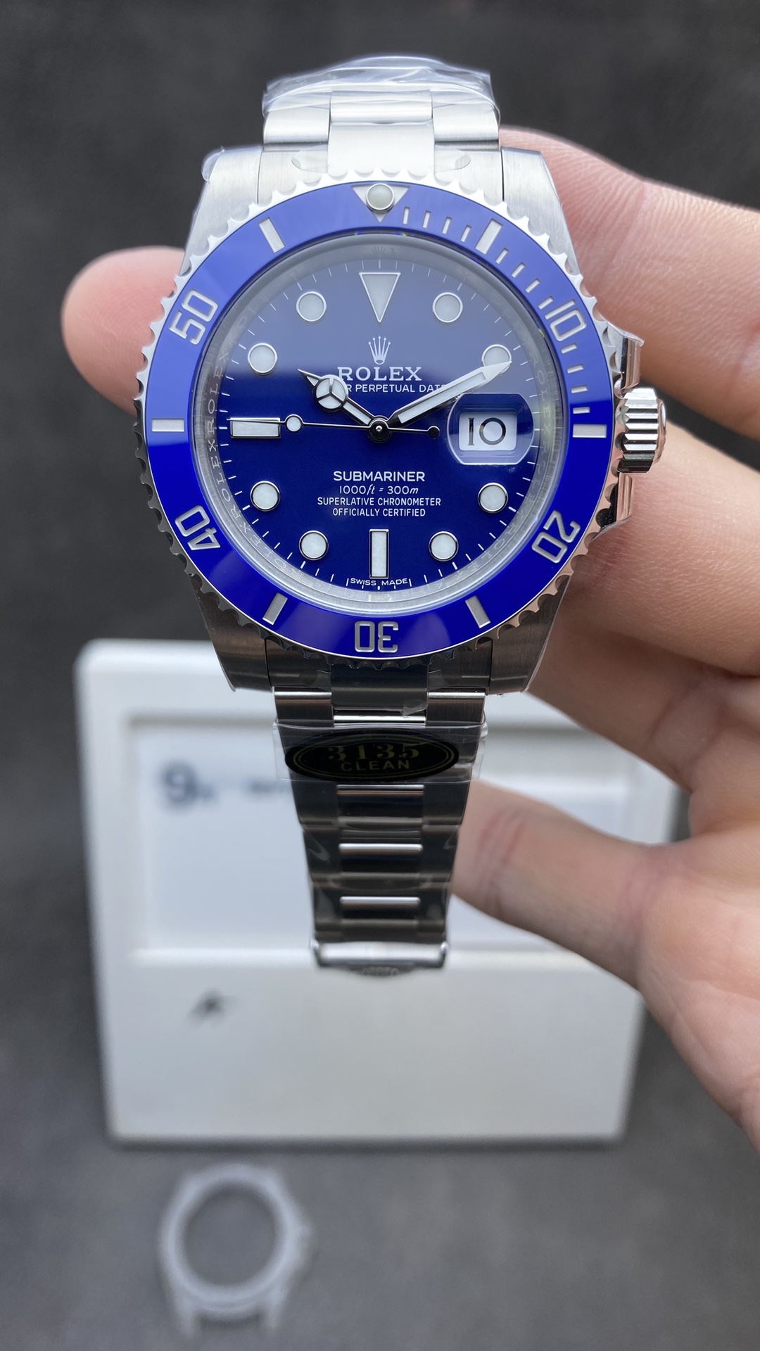 Clean Factory Watches Rolex Submariner 116619LB 40mm Blue Dial Ceramic Bezel 904L Steel Case Bracelet VS3135 Movement Clean Factory Watches Rolex Submariner 116619LB 40mm Blue Dial Ceramic Bezel 904L Steel Case Bracelet VS3135 Movement