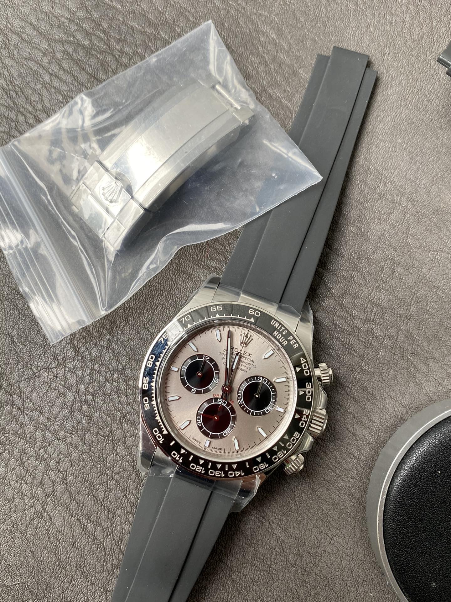 Clean Factory Watch Rolex Daytona 126519 Grey Dial 904L Stainless Steel Oysterflex Strap SH4131 Movement 72 Hours Power Reserve 08 Clean Factory Watch Rolex Daytona 126519 Grey Dial 904L Stainless Steel Oysterflex Strap SH4131 Movement 72 Hours Power Reserve 08