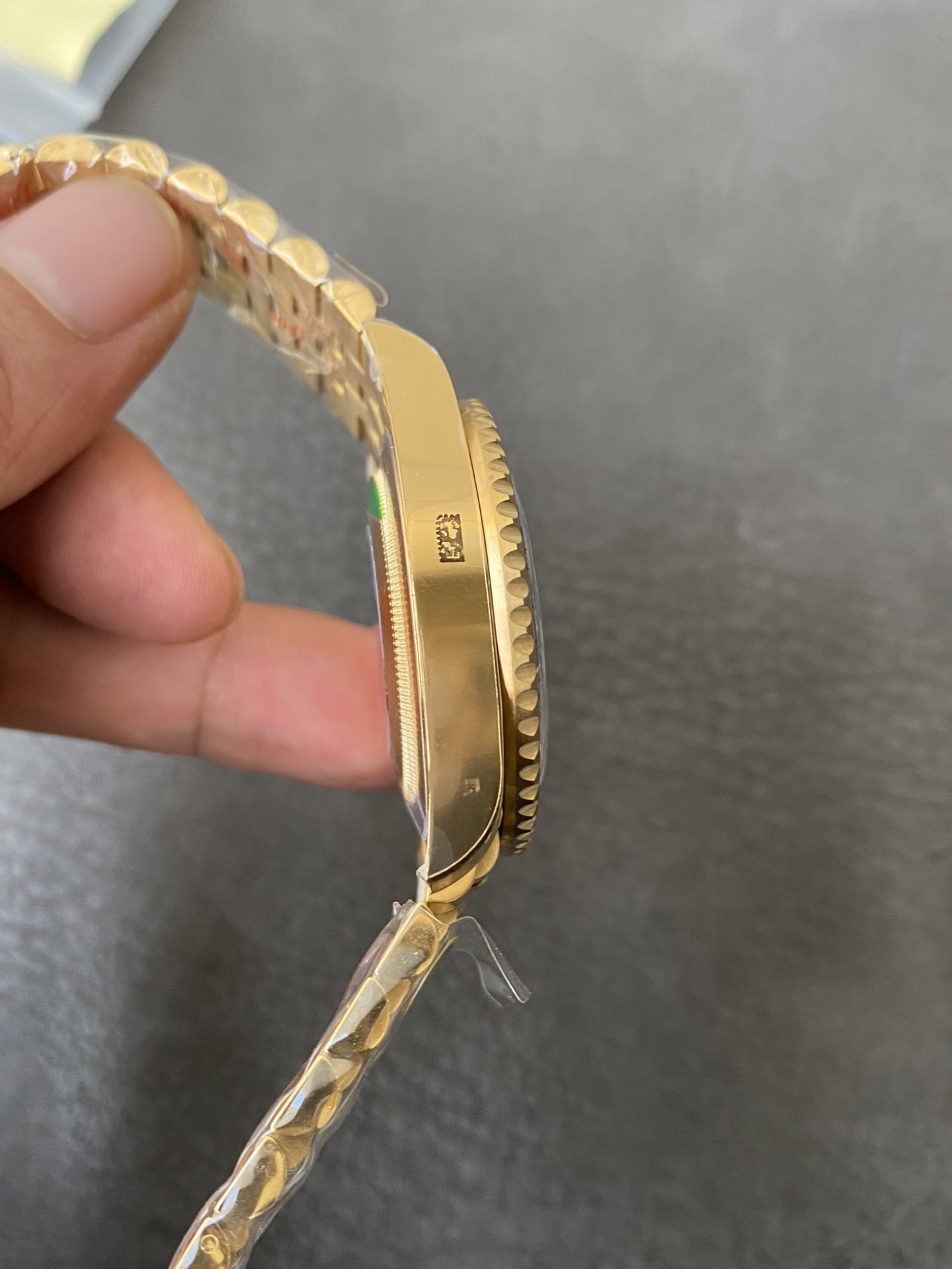 CF Rolex Clean Factory GMT Master II 126718GRNR Full Yellow Gold Black Grey Bezel Black Dial Jubilee Bracelet DD3285 Movement 06 CF Rolex Clean Factory GMT Master II 126718GRNR Full Yellow Gold Black Grey Bezel Black Dial Jubilee Bracelet DD3285 Movement 06