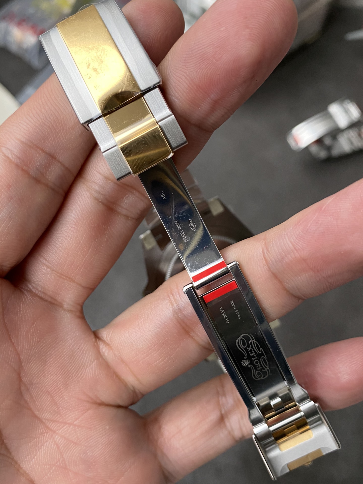 Victory Factory GMT Master II 126713GRNR Oystersteel and Yellow Gold Black and Grey Bezel Black Dial Jubilee Bracelet DD3285 Movement 09 Clean Factory GMT Master II 126713GRNR Oystersteel and Yellow Gold Black and Grey Bezel Black Dial Jubilee Bracelet DD3285 Movement 09