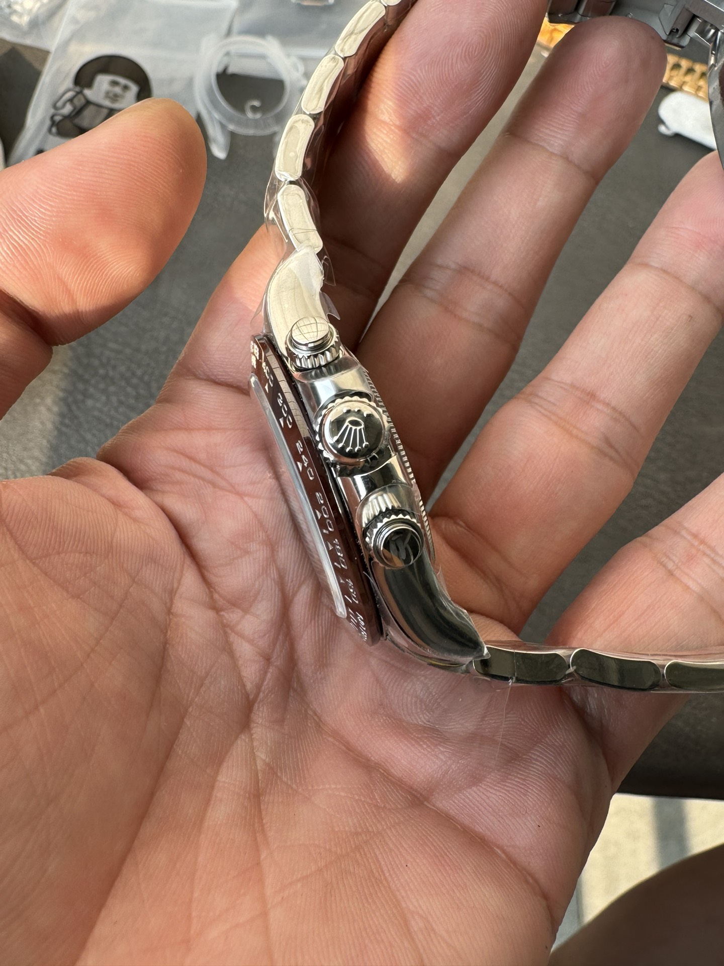 Clean Factory Watch Rolex Daytona 116506 Ice Blue Dial Stick Markers 904L Steel Case Bracelet DD4130 Movement 05 Clean Factory Watch Rolex Daytona 116506 Ice Blue Dial Stick Markers 904L Steel Case Bracelet DD4130 Movement 05