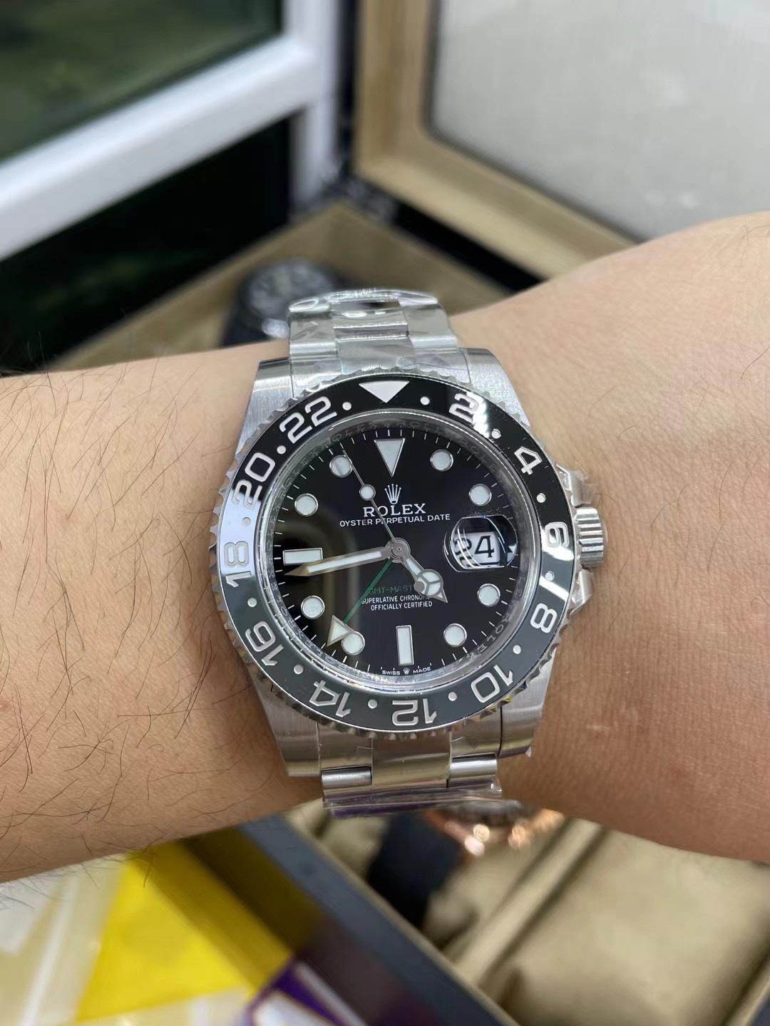 Clean Factory GMT Master II 126710GRNR Black Gray Ceramic Bezel 904L Oystersteel Oyster Strap DD3285 Movement 08 Clean Factory GMT Master II 126710GRNR Black Gray Ceramic Bezel 904L Oystersteel Oyster Strap DD3285 Movement 08