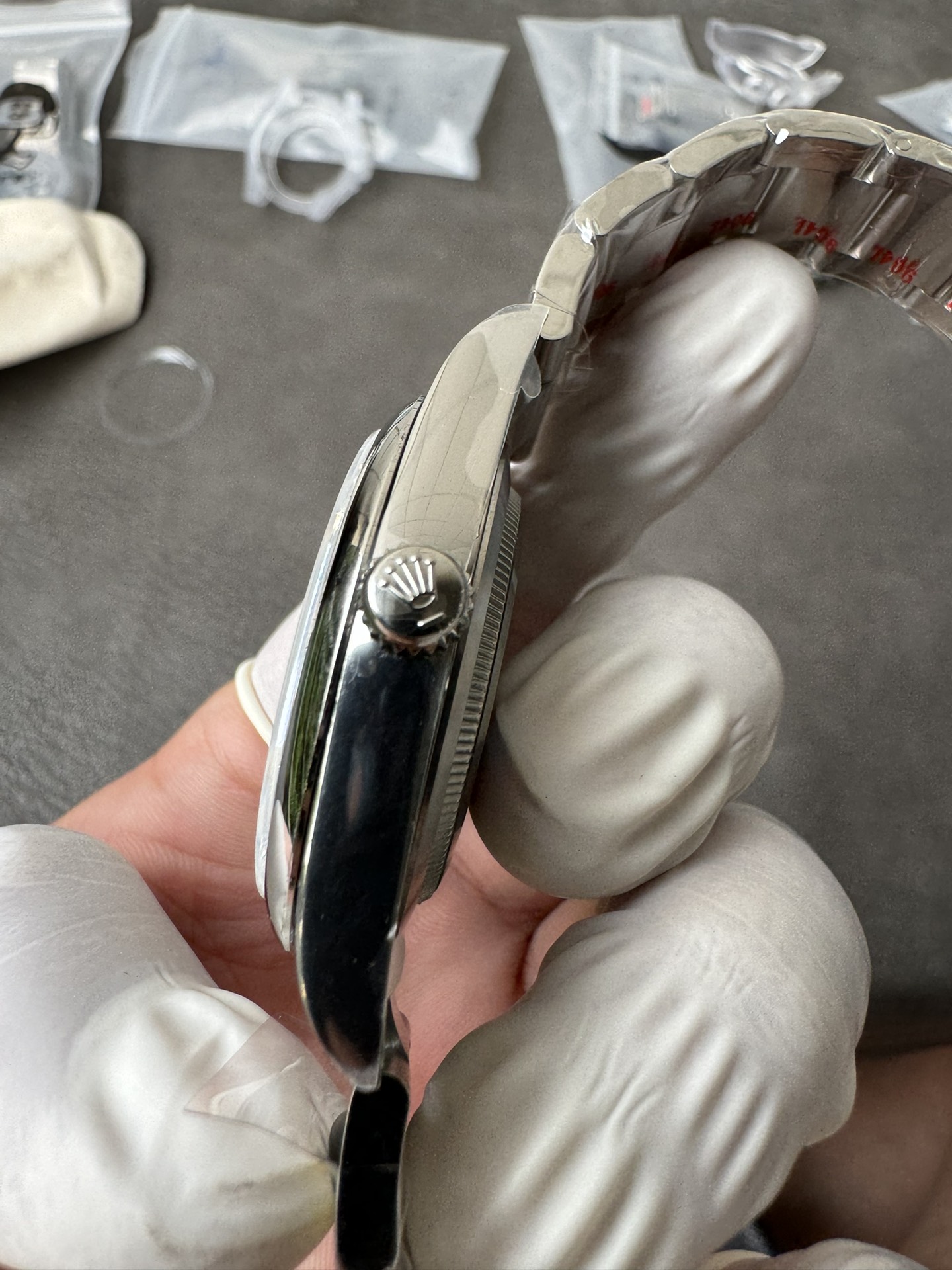 Clean Factory Oyster Perpetual 124300 CF OP Watch 41mm 904L Steel Celebration Dial VR3230 05 Clean Factory Oyster Perpetual 124300 CF OP Watch 41mm 904L Steel Celebration Dial VR3230 05