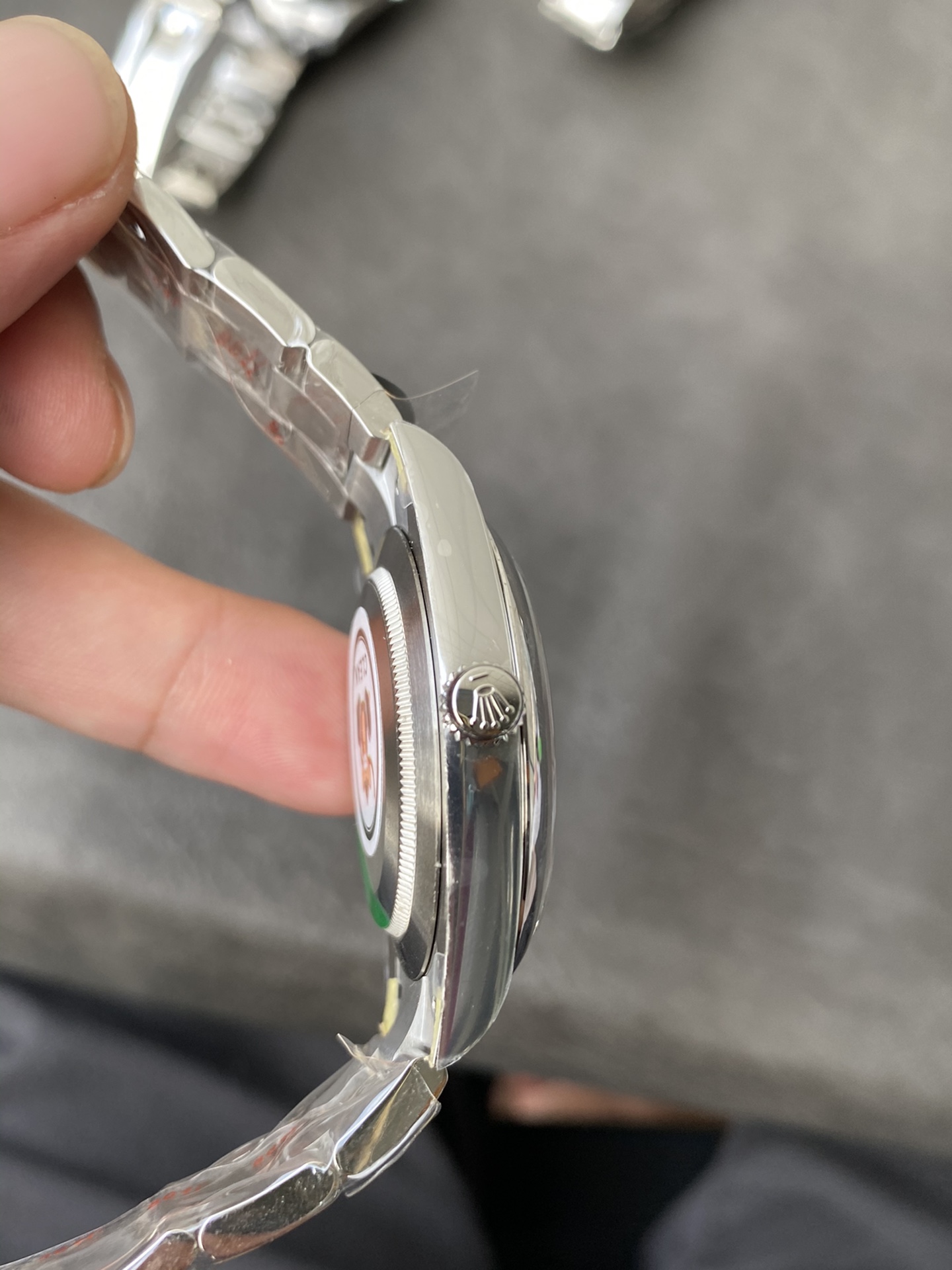 Clean Factory Rolex Oyster Perpetual 124300 CP OP 41mm Green Dial 904L Steel VR3230 Movement 07 Clean Factory Rolex Oyster Perpetual 124300 CP OP 41mm Green Dial 904L Steel VR3230 Movement 07