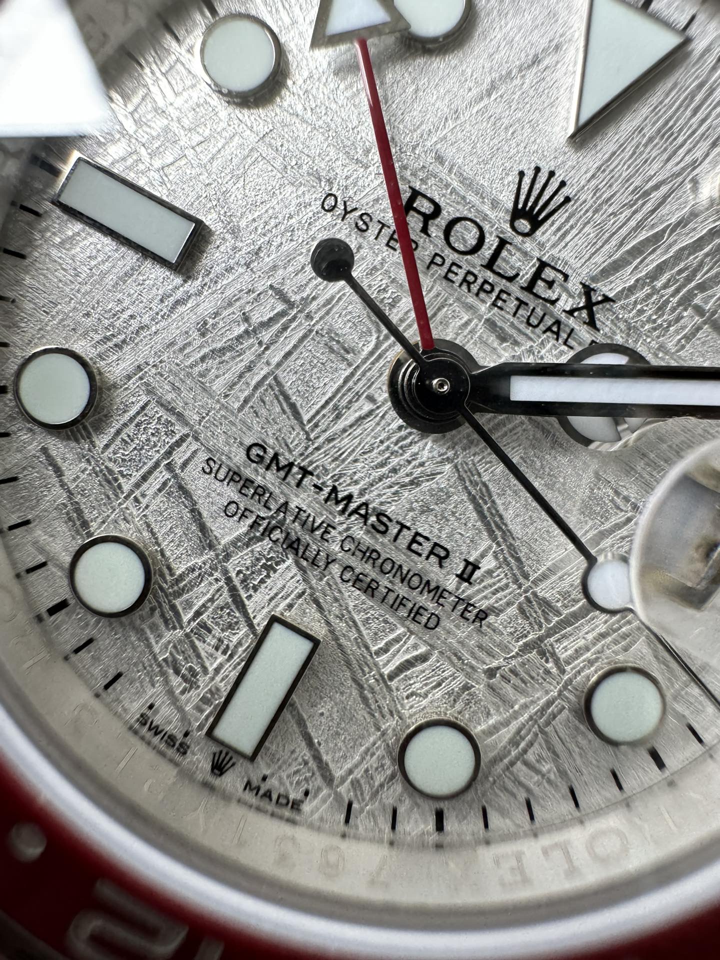 Clean Factory Watches GMT Master II 126719 BLRO Blue Red Ceramic Bezel Meteorite Dial Deep Sapphire Crystal DD3285 06 Clean Factory Watches GMT Master II 126719 BLRO Blue Red Ceramic Bezel Meteorite Dial Deep Sapphire Crystal DD3285 06