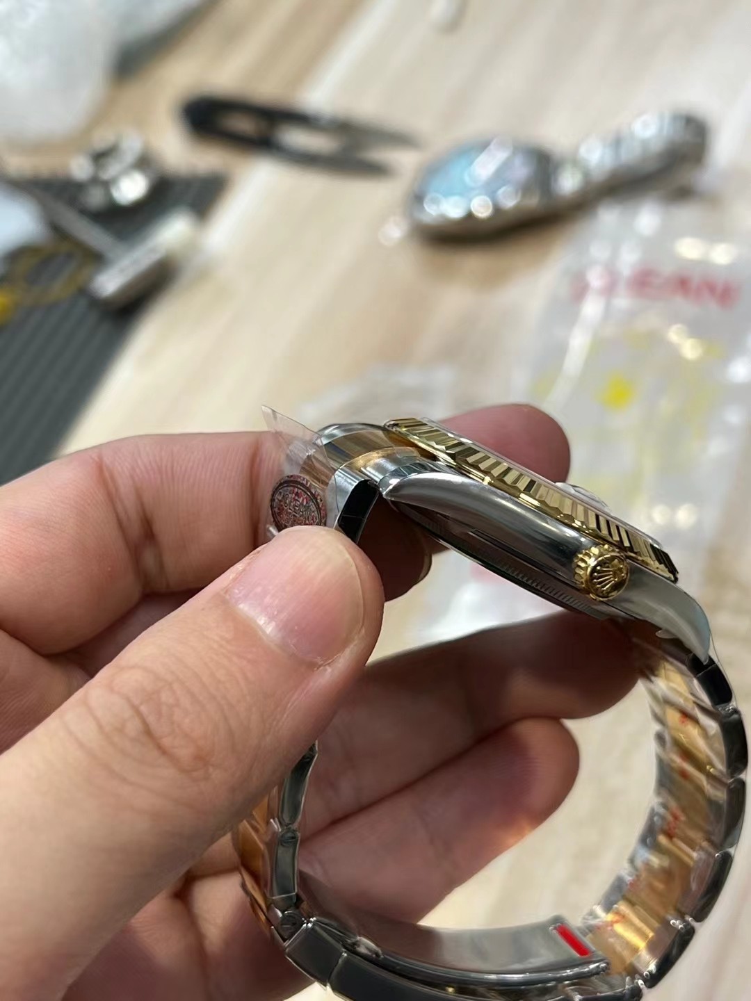 Clean Factory Watches Rolex DateJust 41mm m126333 0021 Yellow Gold Motif Dial Oyster Bracelet 3235 Movement 06 Clean Factory Watches Rolex DateJust 41mm m126333 0021 Yellow Gold Motif Dial Oyster Bracelet 3235 Movement 06