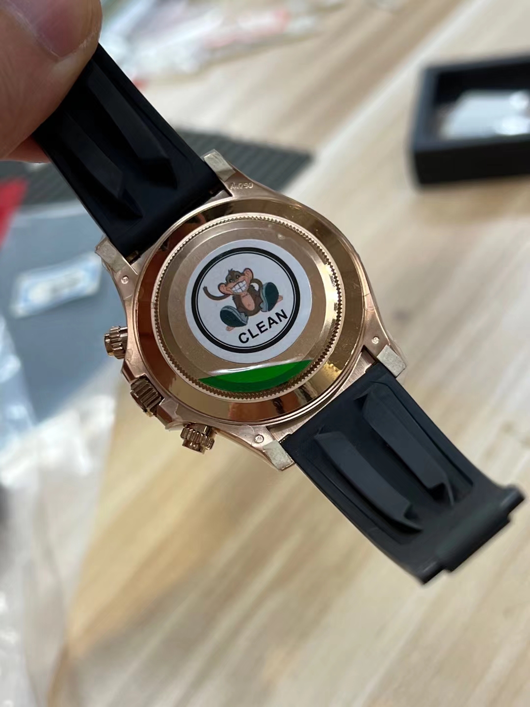 Clean Factory Daytona 116515 Rose Gold Case Black Ceramic Bezel Sundust Dial Black Sub Dial Oysterflex Strap DD4130 Movement 09 Clean Factory Daytona 116515 Rose Gold Case Black Ceramic Bezel Sundust Dial Black Sub Dial Oysterflex Strap DD4130 Movement 09