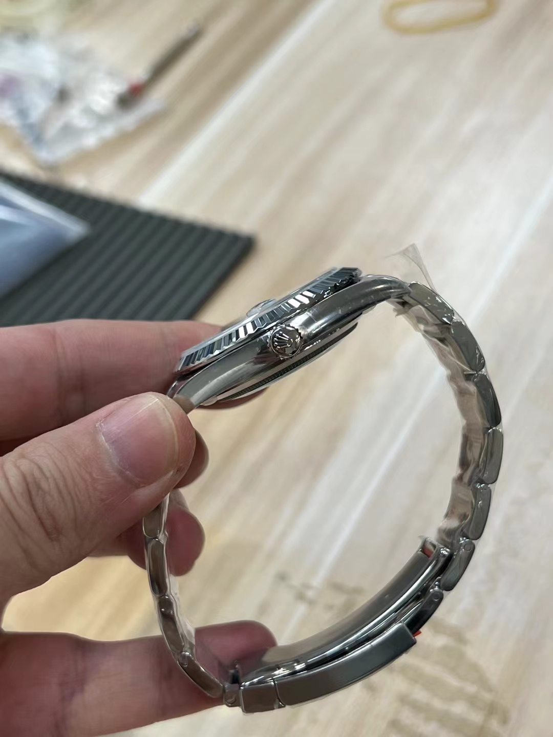 Clean Factory Rolex Datejust 41 m126334 0019 White MOP Dial with Diamonds Markers Oyster Bracelet 04 Clean Factory Rolex Datejust 41 m126334 0019 White MOP Dial with Diamonds Markers Oyster Bracelet 04