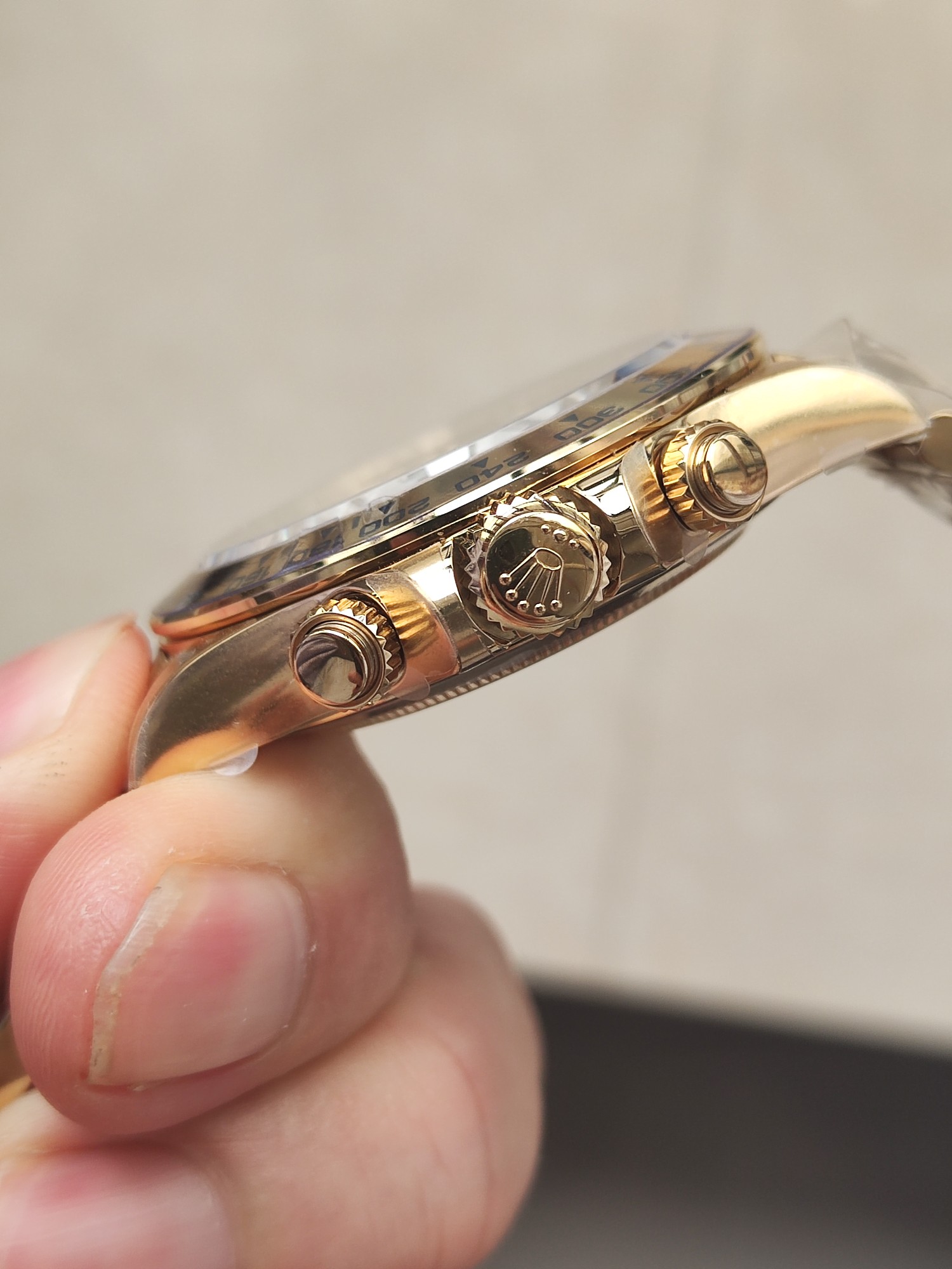 Clena Factory Rolex Daytona 116508 Yellow Gold Case Bracelet DD4130 Movement Black Dial Diamond Markers 06 Clena Factory Rolex Daytona 116508 Yellow Gold Case Bracelet DD4130 Movement Black Dial Diamond Markers 06