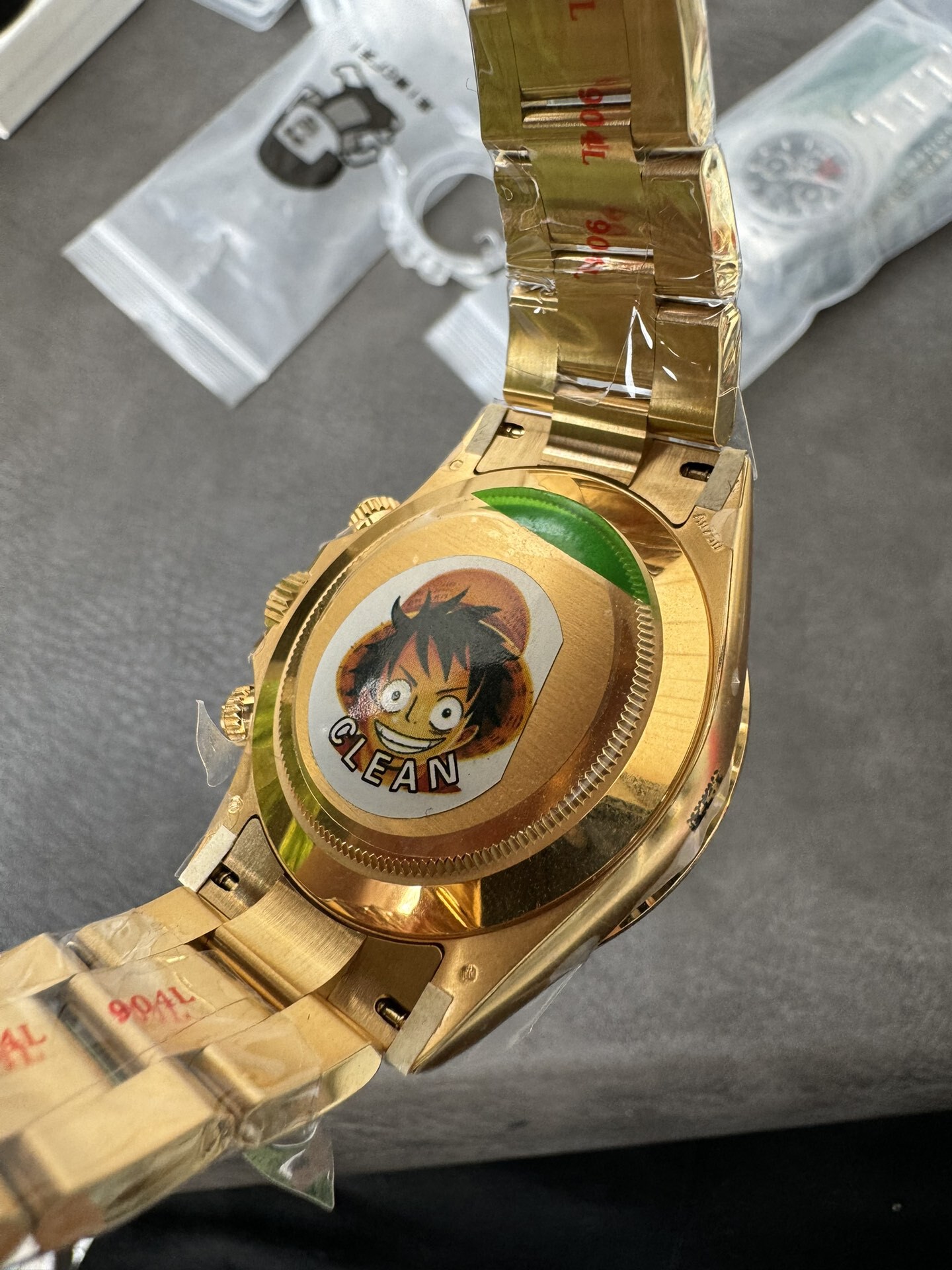 Clean Factory Daytona 116508 Yellow Gold Case Bracelet Black Dial with Yellow Sub Dial Red Chrono Second Hand DD4131 Movement 07 Clean Factory Daytona 116508 Yellow Gold Case Bracelet Black Dial with Yellow Sub Dial Red Chrono Second Hand DD4131 Movement 07