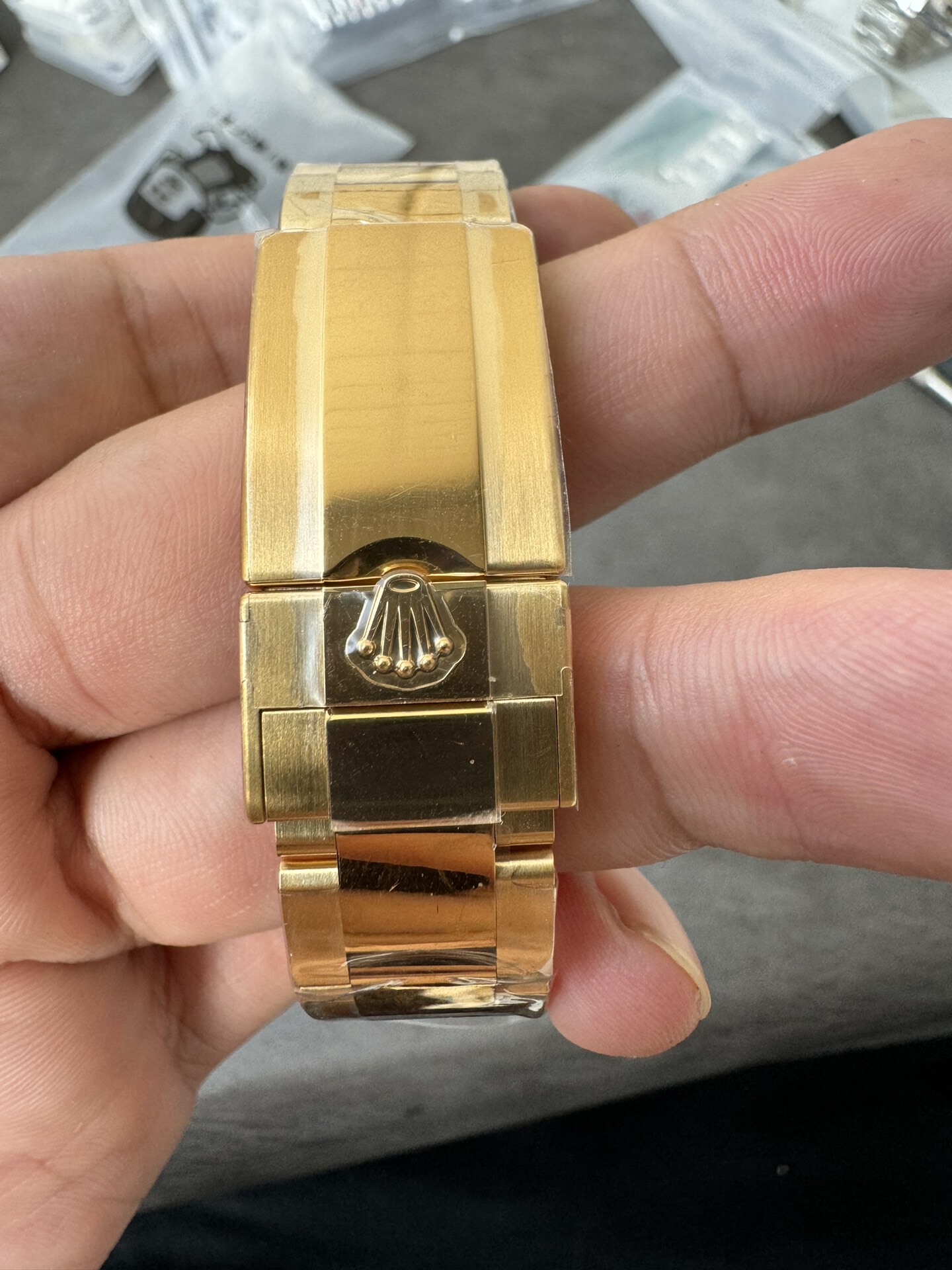 Clean Factory Daytona 116508 Yellow Gold Case Bracelet Black Dial with Yellow Sub Dial Red Chrono Second Hand DD4131 Movement 08 Clean Factory Daytona 116508 Yellow Gold Case Bracelet Black Dial with Yellow Sub Dial Red Chrono Second Hand DD4131 Movement 08