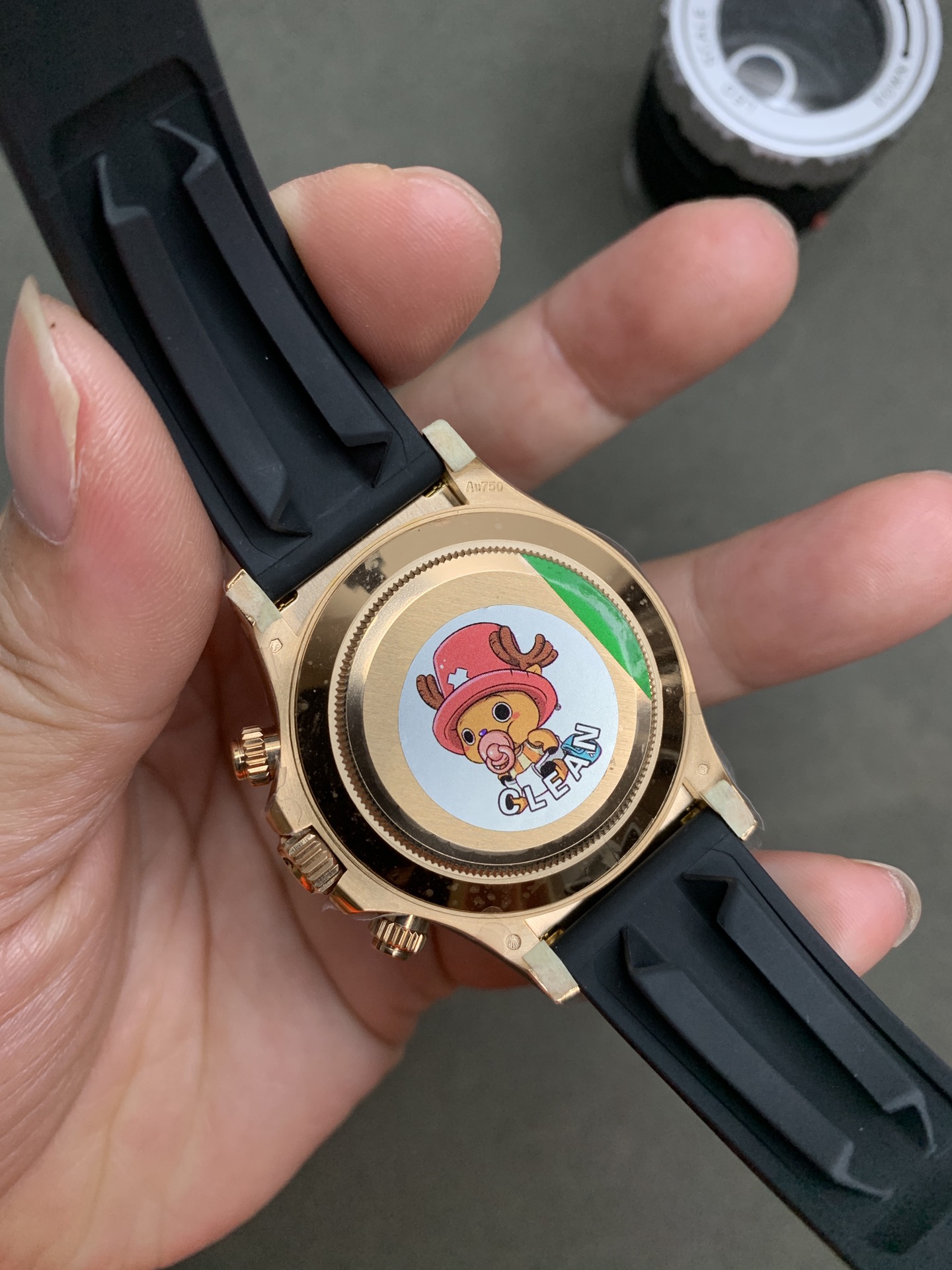 CF Daytona 116515 Rose Gold Case Black Dial with Diamonds Markers on Oysterflex Strap DanDong 4130 Movement 05 CF Daytona 116515 Rose Gold Case Black Dial with Diamonds Markers on Oysterflex Strap DanDong 4130 Movement 05