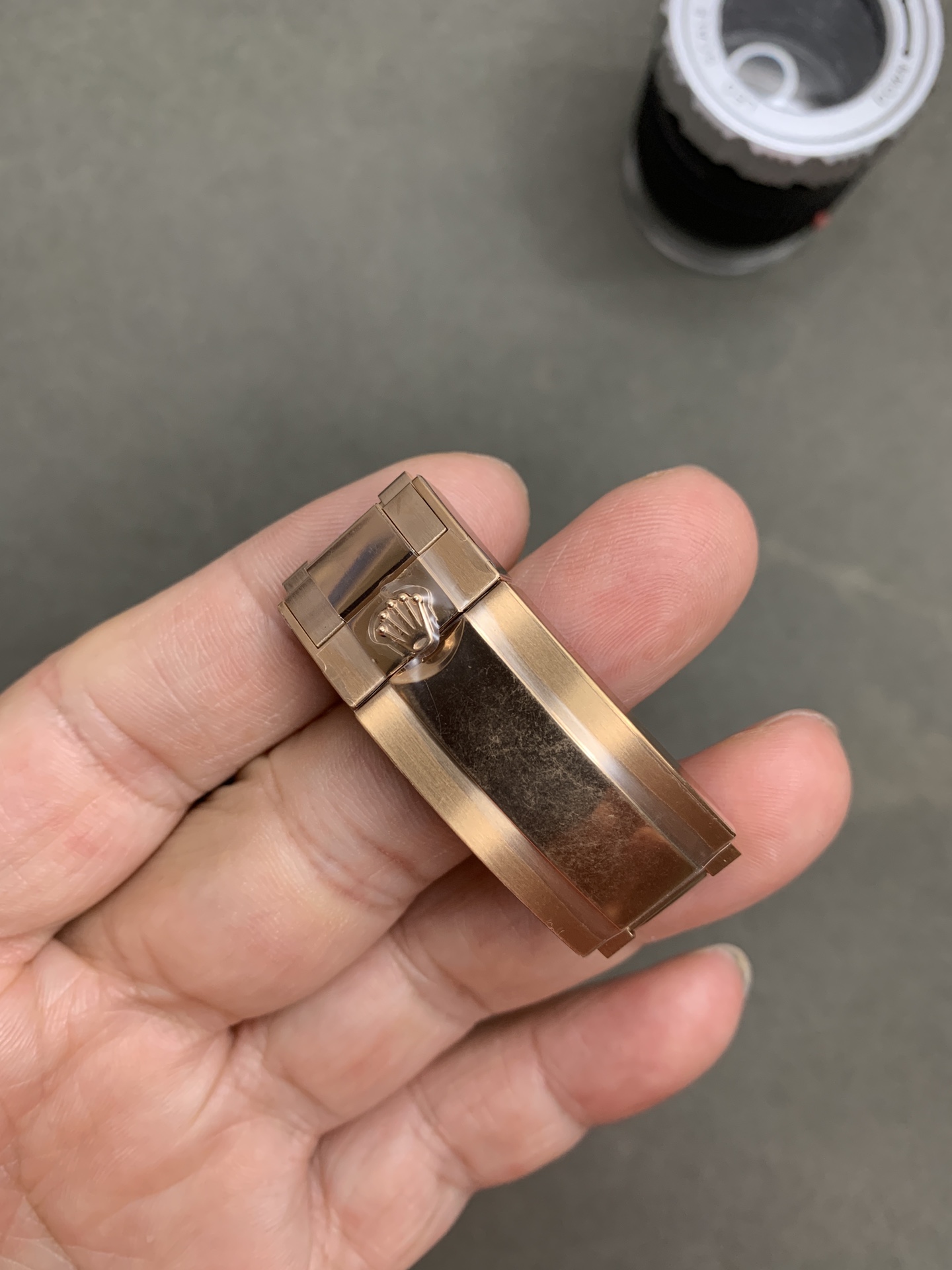 CF Daytona 116515 Rose Gold Case Black Dial with Diamonds Markers on Oysterflex Strap DanDong 4130 Movement 06 CF Daytona 116515 Rose Gold Case Black Dial with Diamonds Markers on Oysterflex Strap DanDong 4130 Movement 06