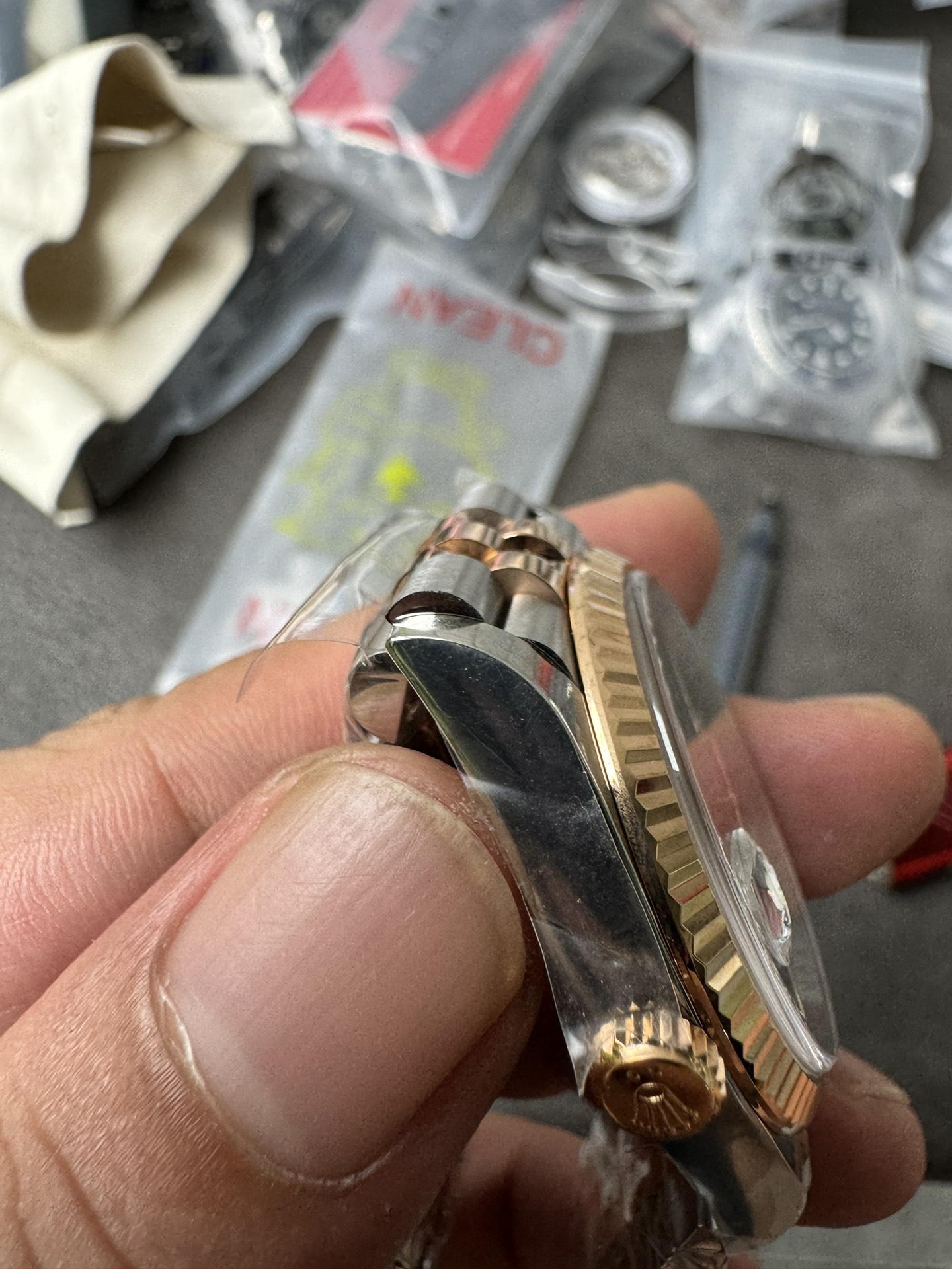 Clean Factory DateJust 36mm 126231 Wimbledon 904L Steel Grey Dial Green Roman Marker Two Tone Jubilee Bracelet SH3235 Movement 11 Clean Factory DateJust 36mm 126231 Wimbledon 904L Steel Grey Dial Green Roman Marker Two Tone Jubilee Bracelet SH3235 Movement 11