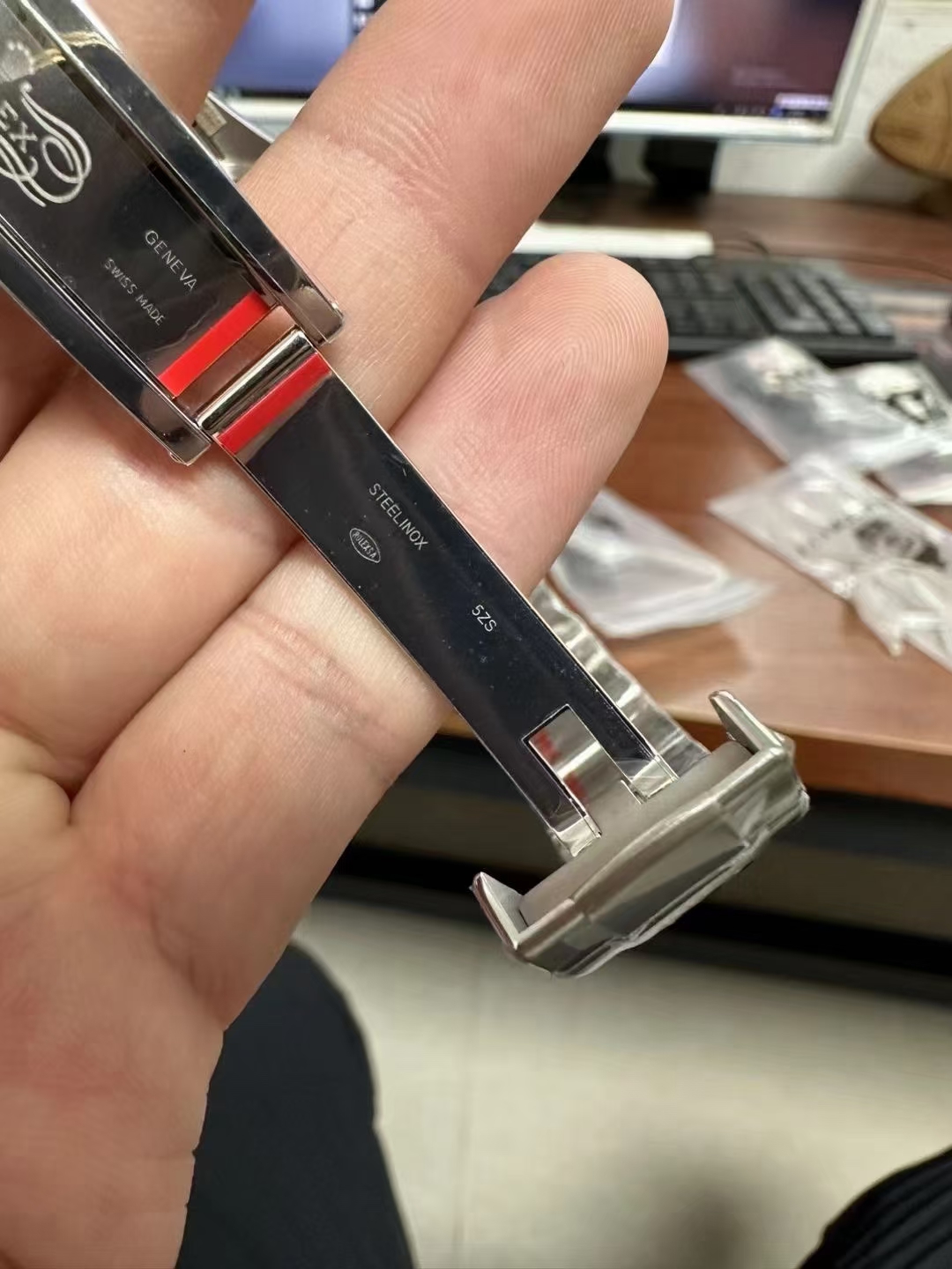 Clean Factory Watches Oyster Perpetual 124300 CF OP 41mm 904L Steel Pink Dial VR3230 Movement 09 Clean Factory Watches Oyster Perpetual 124300 CF OP 41mm 904L Steel Pink Dial VR3230 Movement 09