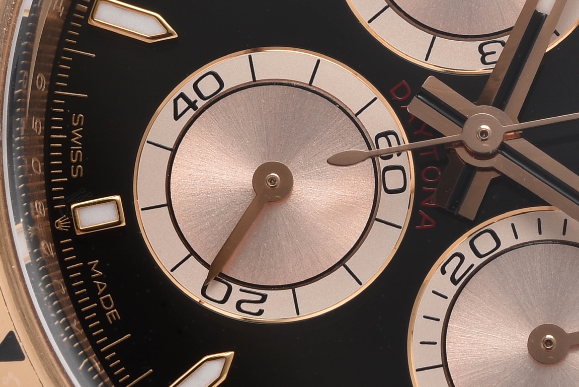 Clean Factory Rolex Daytona 126505 Rose Gold Case Bracelet Black Dial with Rose Gold Sub Dial SH4131 Movement 04 Clean Factory Rolex Daytona 126505 Rose Gold Case Bracelet Black Dial with Rose Gold Sub Dial SH4131 Movement 04