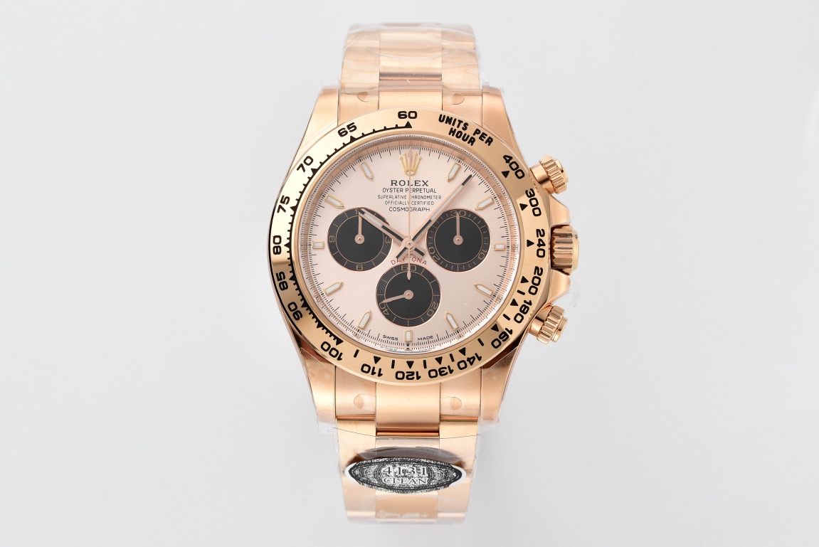 Clean Factory Rolex Daytona 126505 Rose Gold Case Bracelet Rose Gold Dial with Black Sub Dial SH4131 Movement 01 Clean Factory Rolex Daytona 126505 Rose Gold Case Bracelet Rose Gold Dial with Black Sub Dial SH4131 Movement 01