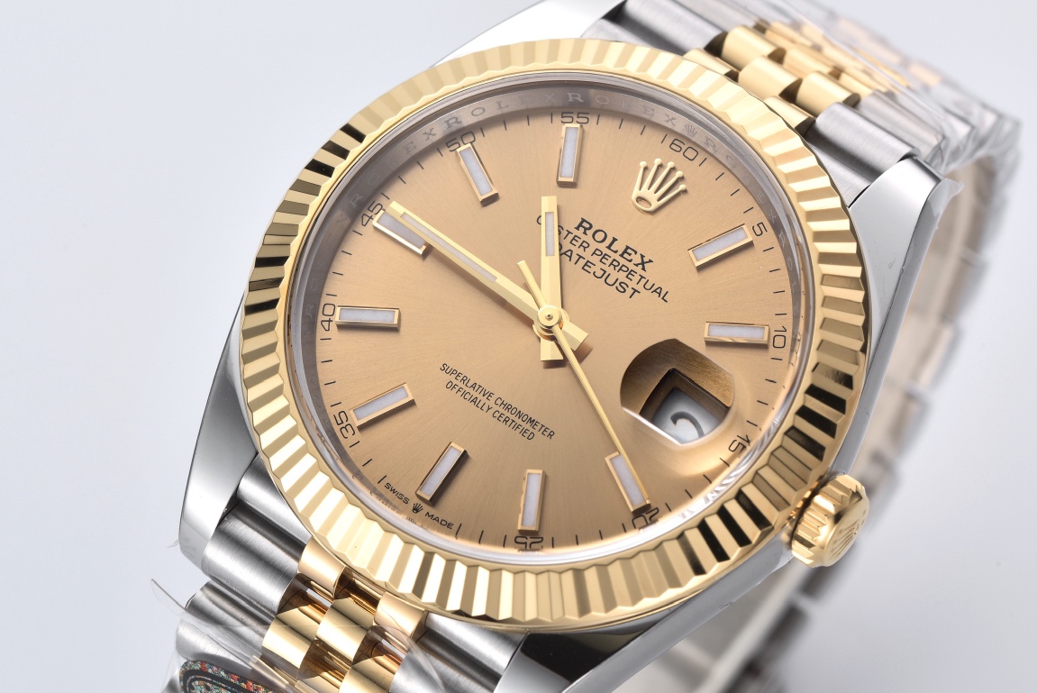 Clean Factory Datejust 126333 41mm 904L Steel Case Yellow Gold Dial with Stick Markers Yellow Gold Bezel 3235 Movement Two Tone Jubilee Bracelet 02 Clean Factory Datejust 126333 41mm 904L Steel Case Yellow Gold Dial with Stick Markers Yellow Gold Bezel 3235 Movement Two Tone Jubilee Bracelet 02