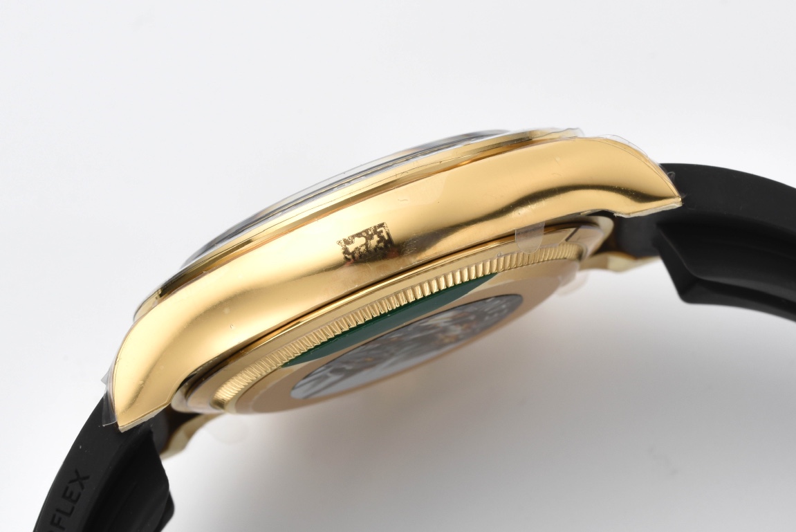 Clean Factory Daytona 126518 White Dial Yellow Gold Case Black Ceramic Bezel SH4131 Movement Oysterflex Strap 08 Clean Factory Daytona 126518 White Dial Yellow Gold Case Black Ceramic Bezel SH4131 Movement Oysterflex Strap 08