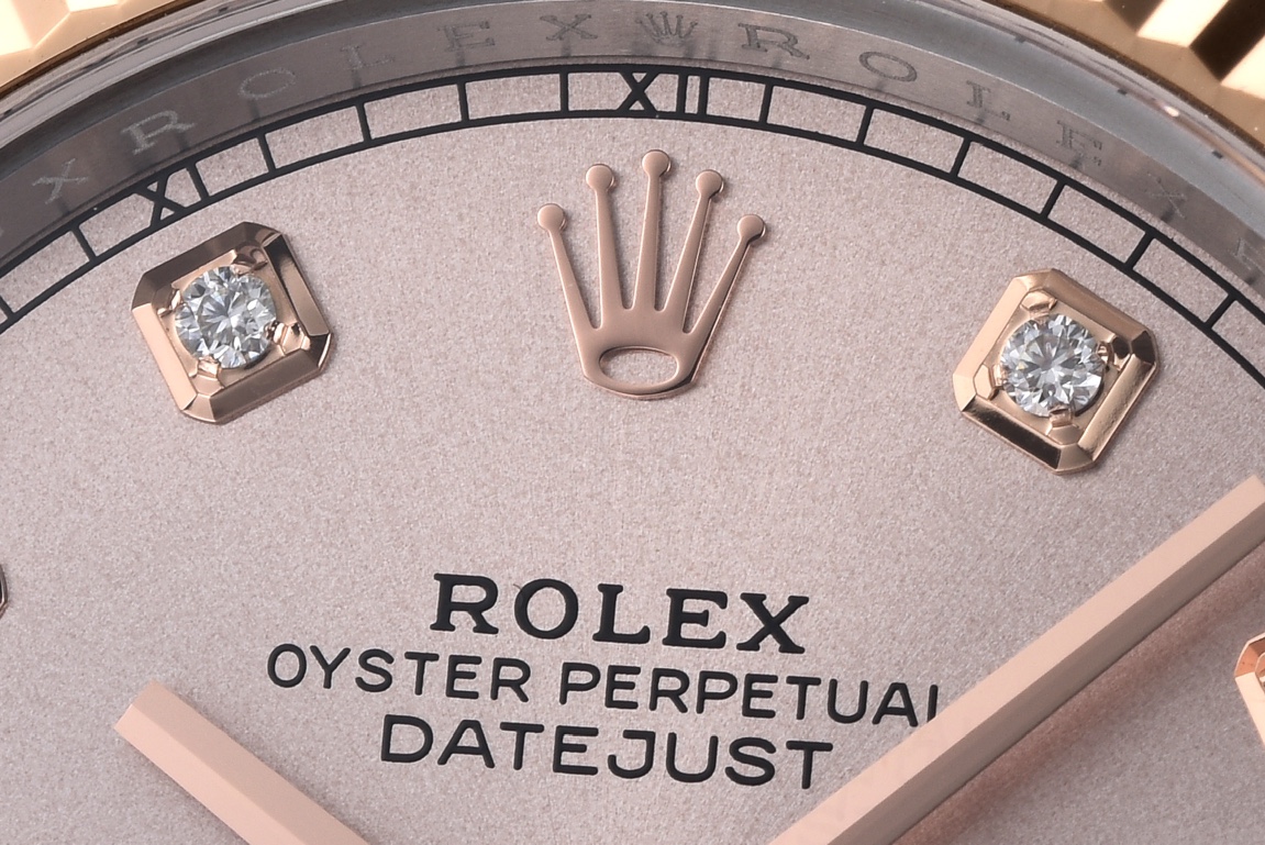 Clean Datejust 126331 41mm Rose Gold Sundust Dial with Diamond Markers Rose Gold Bezel 3235 Movement Two Tone Oyster Bracelet 03 Clean Datejust 126331 41mm Rose Gold Sundust Dial with Diamond Markers Rose Gold Bezel 3235 Movement Two Tone Oyster Bracelet 03
