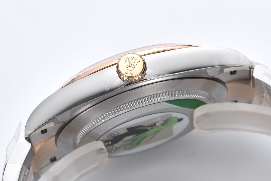 Clean Datejust 126331 41mm Rose Gold Sundust Dial with Diamond Markers Rose Gold Bezel 3235 Movement Two Tone Oyster Bracelet 05 Clean Datejust 126331 41mm Rose Gold Sundust Dial with Diamond Markers Rose Gold Bezel 3235 Movement Two Tone Oyster Bracelet 05