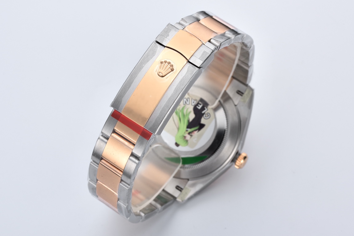 Victory Datejust 126331 41mm Rose Gold Sundust Dial with Stick Markers Rose Gold Bezel 904L Steel Case 3235 Movement Two Tone Oyster Bracelet 07 Clean Datejust 126331 41mm Rose Gold Sundust Dial with Stick Markers Rose Gold Bezel 904L Steel Case 3235 Movement Two Tone Oyster Bracelet 07