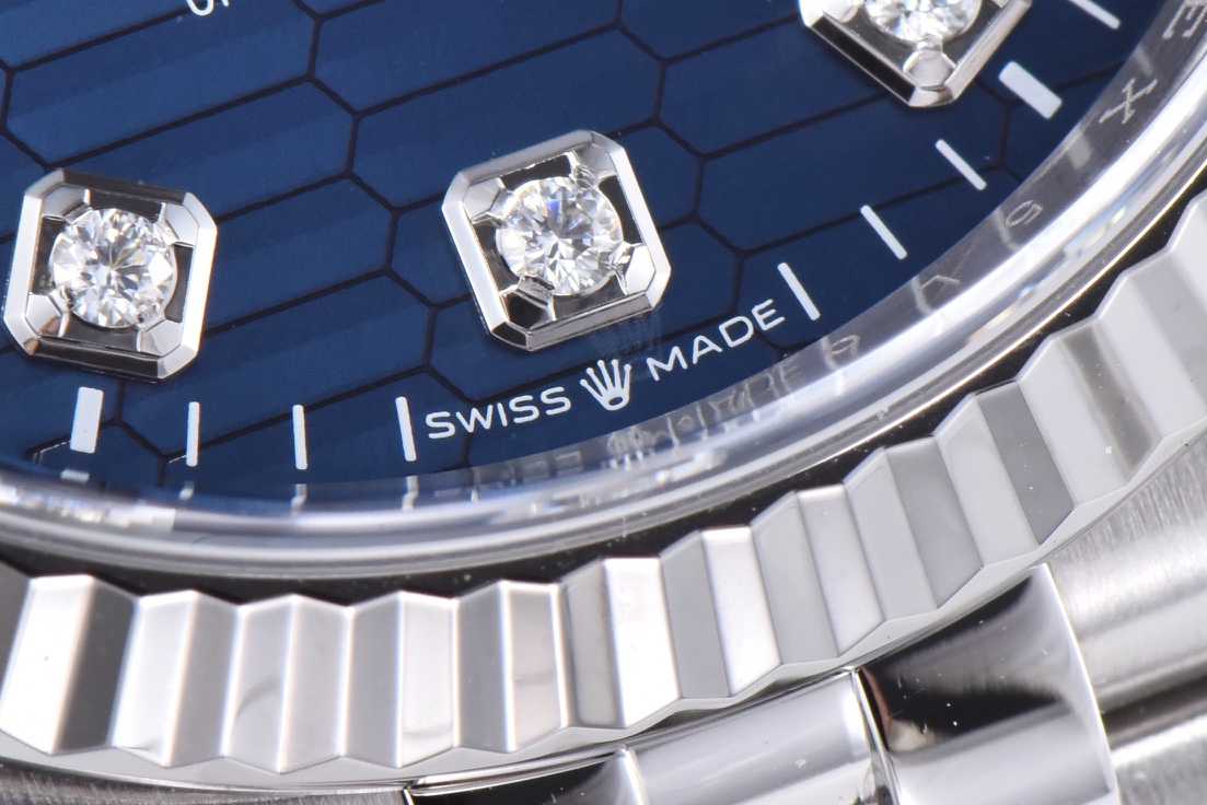 Clean Factory Datejust 126234 36mm Blue Motif Dial with Diamonds Markers 3235 Movement Jubilee Bracelet 04 Clean Factory Datejust 126234 36mm Blue Motif Dial with Diamonds Markers 3235 Movement Jubilee Bracelet 04
