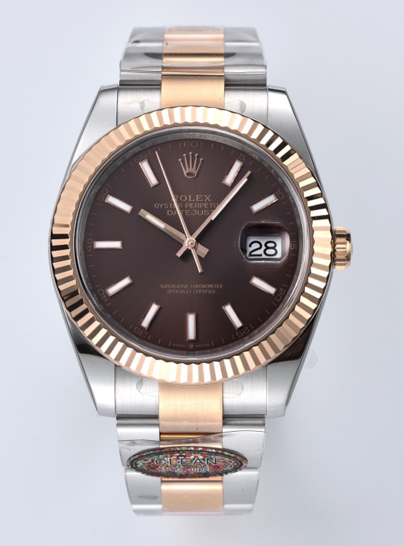 Clean Factory Datejust 126331 41mm 904L Steel Case Chocolate Dial with Stick Markers Rose Gold Bezel 3235 Movement Two Tone Oyster Bracelet 00 Clean Factory Datejust 126331 41mm 904L Steel Case Chocolate Dial with Stick Markers Rose Gold Bezel 3235 Movement Two Tone Oyster Bracelet 00