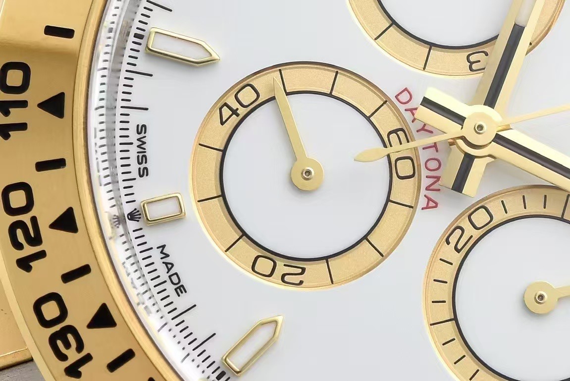 Clean Factory Daytona 126503 White Dial with Gold Eye Sub Dial Two Tone Yellow Gold Steel Bracelet Gold Bezel SH4131 Movement 06 Clean Factory Daytona 126503 White Dial with Gold Eye Sub Dial Two Tone Yellow Gold Steel Bracelet Gold Bezel SH4131 Movement 06