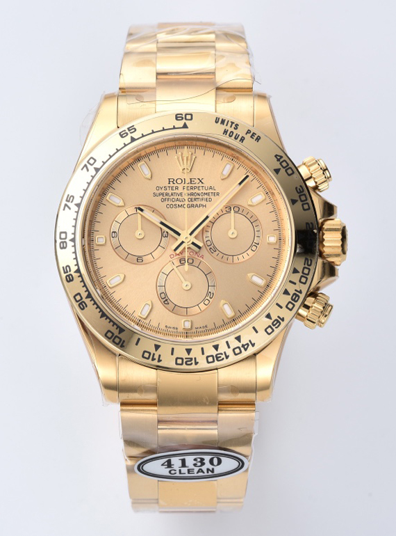 Clean Factory Rolex Daytona 116508 Full Yellow Gold Case Dial Yellow Gold Bezel Bracelet DanDong 4130 Movement 00 Clean Factory Rolex Daytona 116508 Full Yellow Gold Case Dial Yellow Gold Bezel Bracelet DanDong 4130 Movement 00