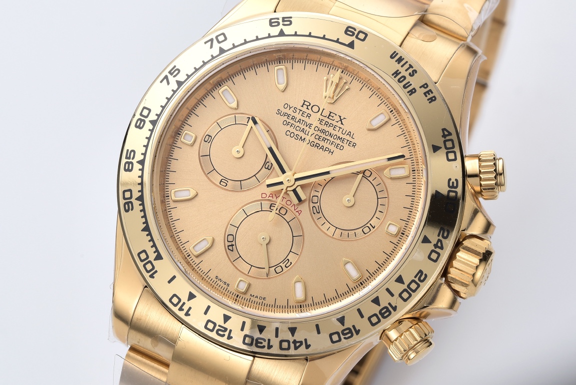 Clean Factory Rolex Daytona 116508 Full Yellow Gold Case Dial Yellow Gold Bezel Bracelet DanDong 4130 Movement 03 Clean Factory Rolex Daytona 116508 Full Yellow Gold Case Dial Yellow Gold Bezel Bracelet DanDong 4130 Movement 03