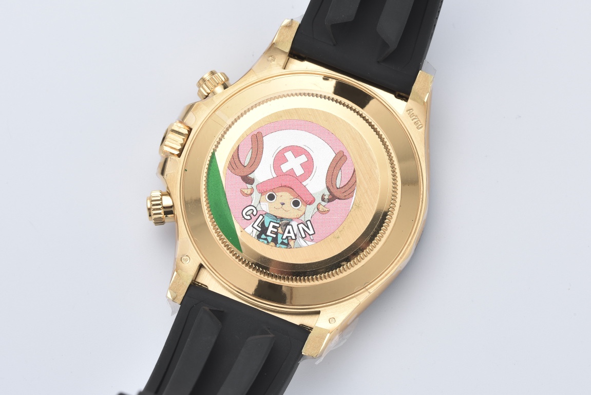 Clean Factory Rolex Daytona 116518LN 0042 Yellow Gold Dial and Case Black Ceramic Bezel Cal4130 Black Oyster Rubber Oysterflex Strap 08 Clean Factory Rolex Daytona 116518LN 0042 Yellow Gold Dial and Case Black Ceramic Bezel Cal4130 Black Oyster Rubber Oysterflex Strap 08