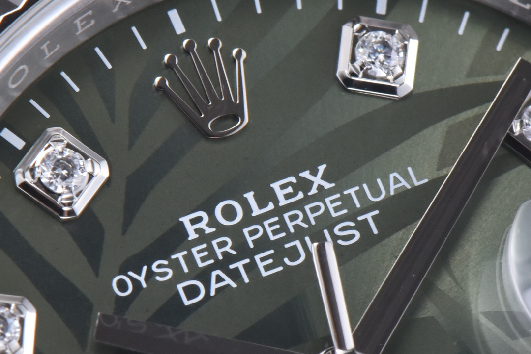 Clean Factory DateJust 36mm 126234 Green Palm motif Dial Diamond Hour Markers 904L Steel Material Jubilee Bracelet SH3235 Caliber 05 Clean Factory DateJust 36mm 126234 Green Palm motif Dial Diamond Hour Markers 904L Steel Material Jubilee Bracelet SH3235 Caliber 05