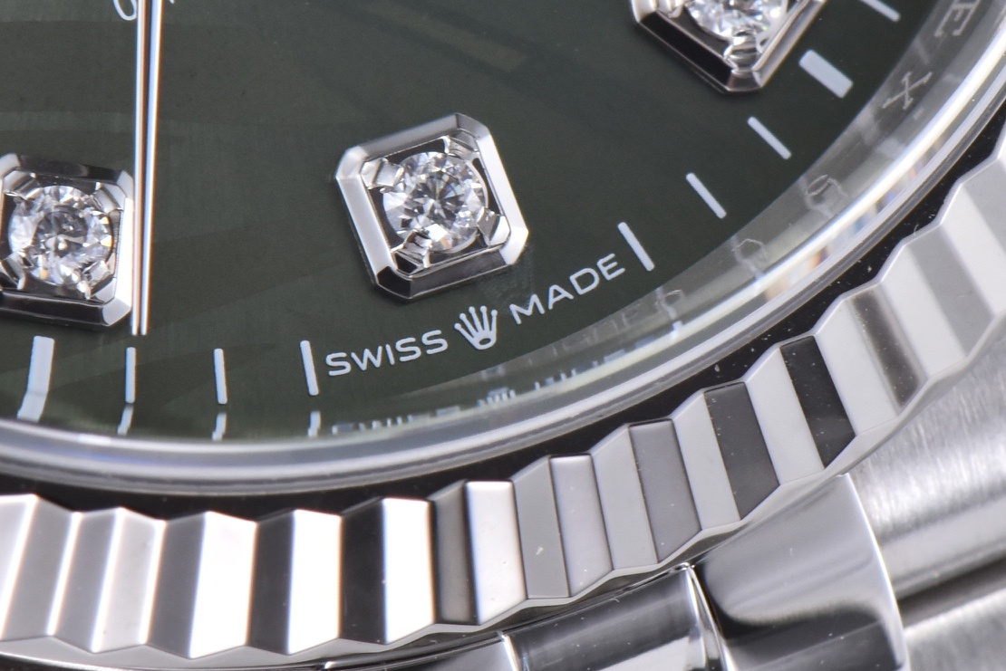 Clean Factory DateJust 36mm 126234 Green Palm motif Dial Diamond Hour Markers 904L Steel Material Jubilee Bracelet SH3235 Caliber 06 Clean Factory DateJust 36mm 126234 Green Palm motif Dial Diamond Hour Markers 904L Steel Material Jubilee Bracelet SH3235 Caliber 06