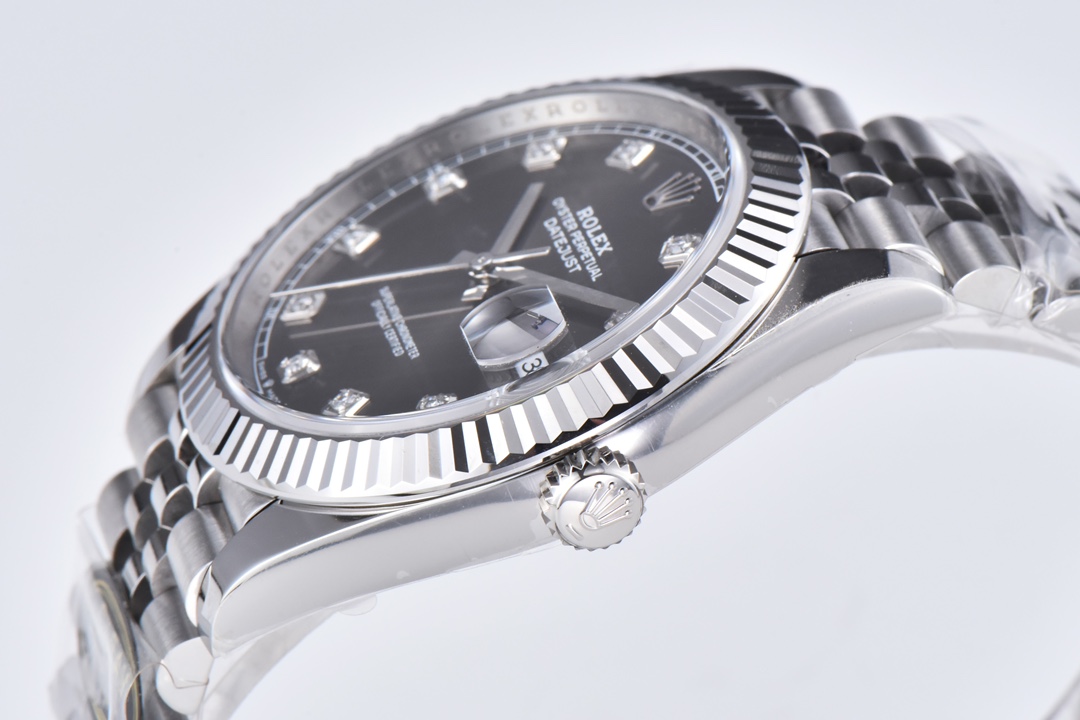 Clean Factory Datejust 36mm Gray Dial with Diamond Hour Markers 904L Steel Case Jubilee Bracelet SuperClone 3235 Movement 04 Clean Factory Datejust 36mm Gray Dial with Diamond Hour Markers 904L Steel Case Jubilee Bracelet SuperClone 3235 Movement 04