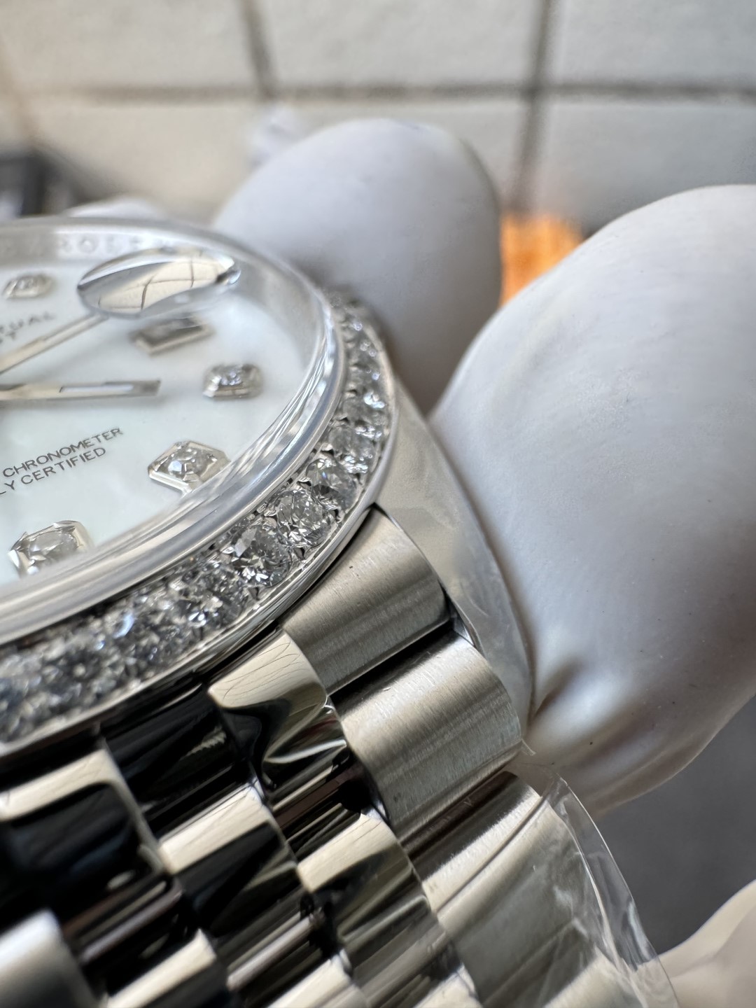 Clean Factory Datejust 36mm M126284RBR 0011 MOP Dial with Diamond Hour Markers Diamonds set Bezel 3235 Movement Jubilee Bracelet 14 Clean Factory Datejust 36mm M126284RBR 0011 MOP Dial with Diamond Hour Markers Diamonds set Bezel 3235 Movement Jubilee Bracelet 14