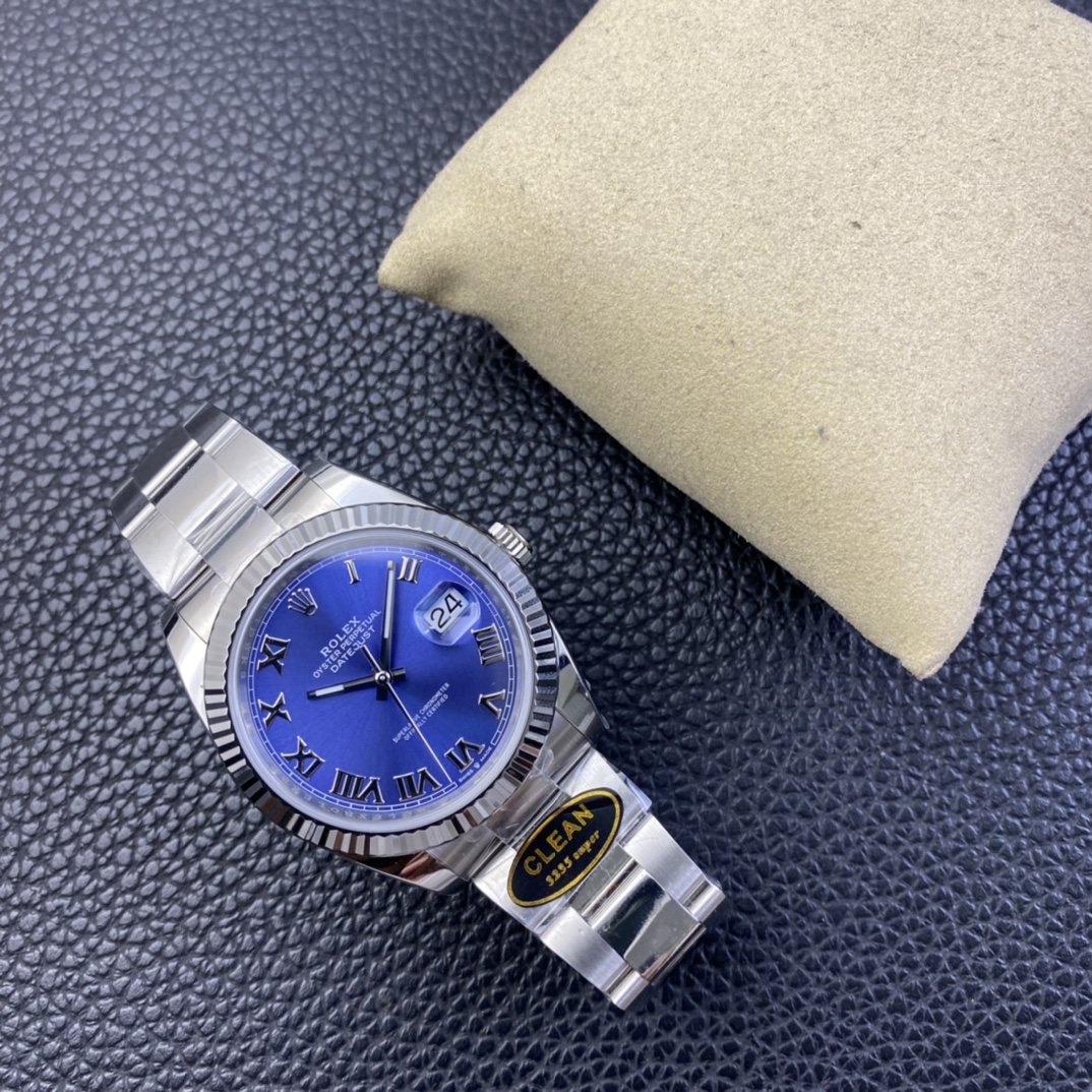 Victory Factory Rolex Datejust M126334 0025 Blue Dial Roma Hour Markers Oystersteel Case and Bracelet ShangHai 3235 Movement 07 Clean Factory Rolex Datejust M126334 0025 Blue Dial Roma Hour Markers Oystersteel Case and Bracelet ShangHai 3235 Movement 07