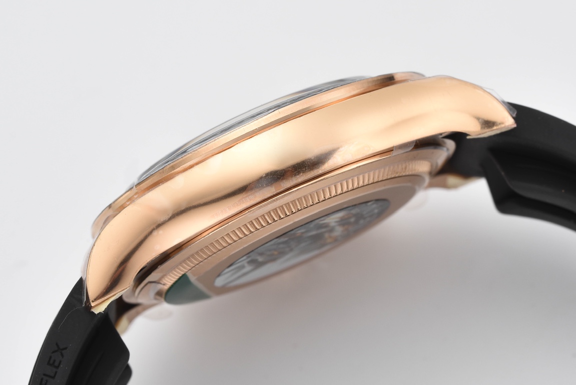 Clean Factory Rolex Daytona M26515LN 0006 Rose Gold Case Sundust and Black Dial Black Ceramic Scale Bezel Oysterflex Strap 4131 Movement 07 Clean Factory Rolex Daytona M26515LN 0006 Rose Gold Case Sundust and Black Dial Black Ceramic Scale Bezel Oysterflex Strap 4131 Movement 07
