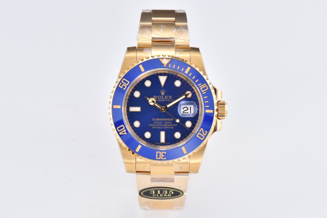 Clean Factory Submariner 116618LB 40mm Blue Dial Ceramic Bezel Full Yellow Gold Case 01 1 Clean Factory Submariner 116618LB 40mm Blue Dial Ceramic Bezel Full Yellow Gold Case 01 1